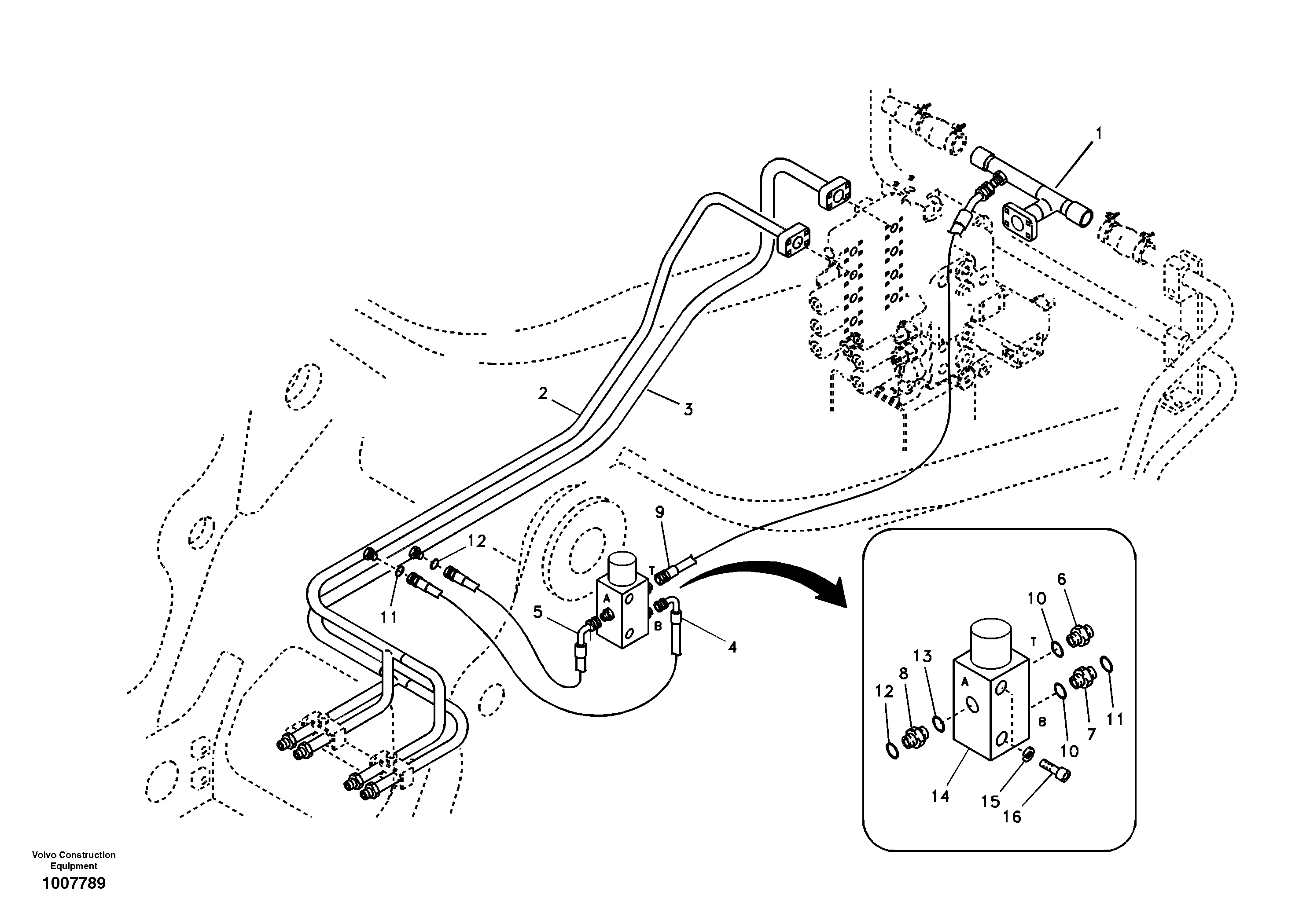Timing gear casing VOE936313 VOLVO