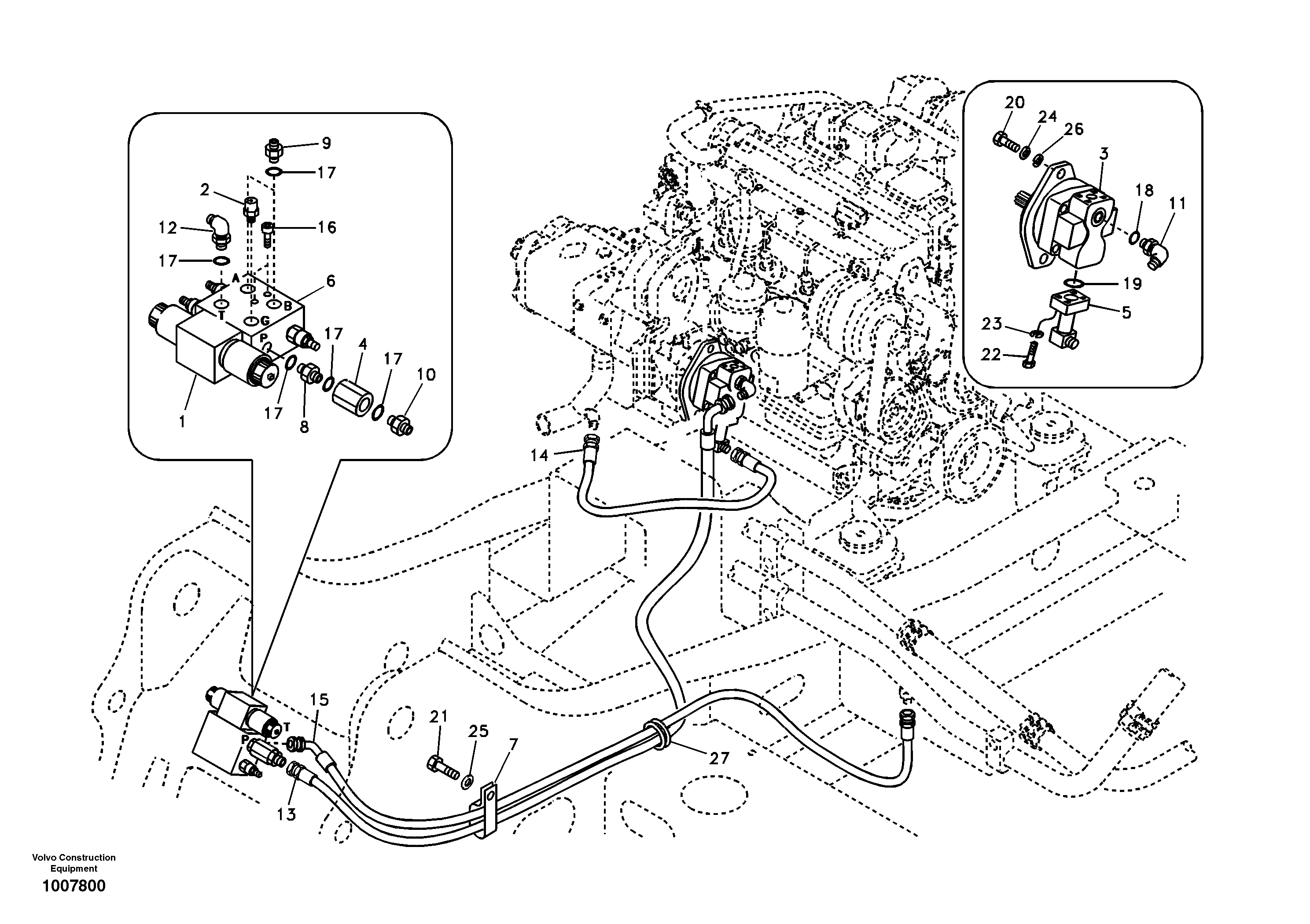 Timing gear casing SA9453-04441 VOLVO