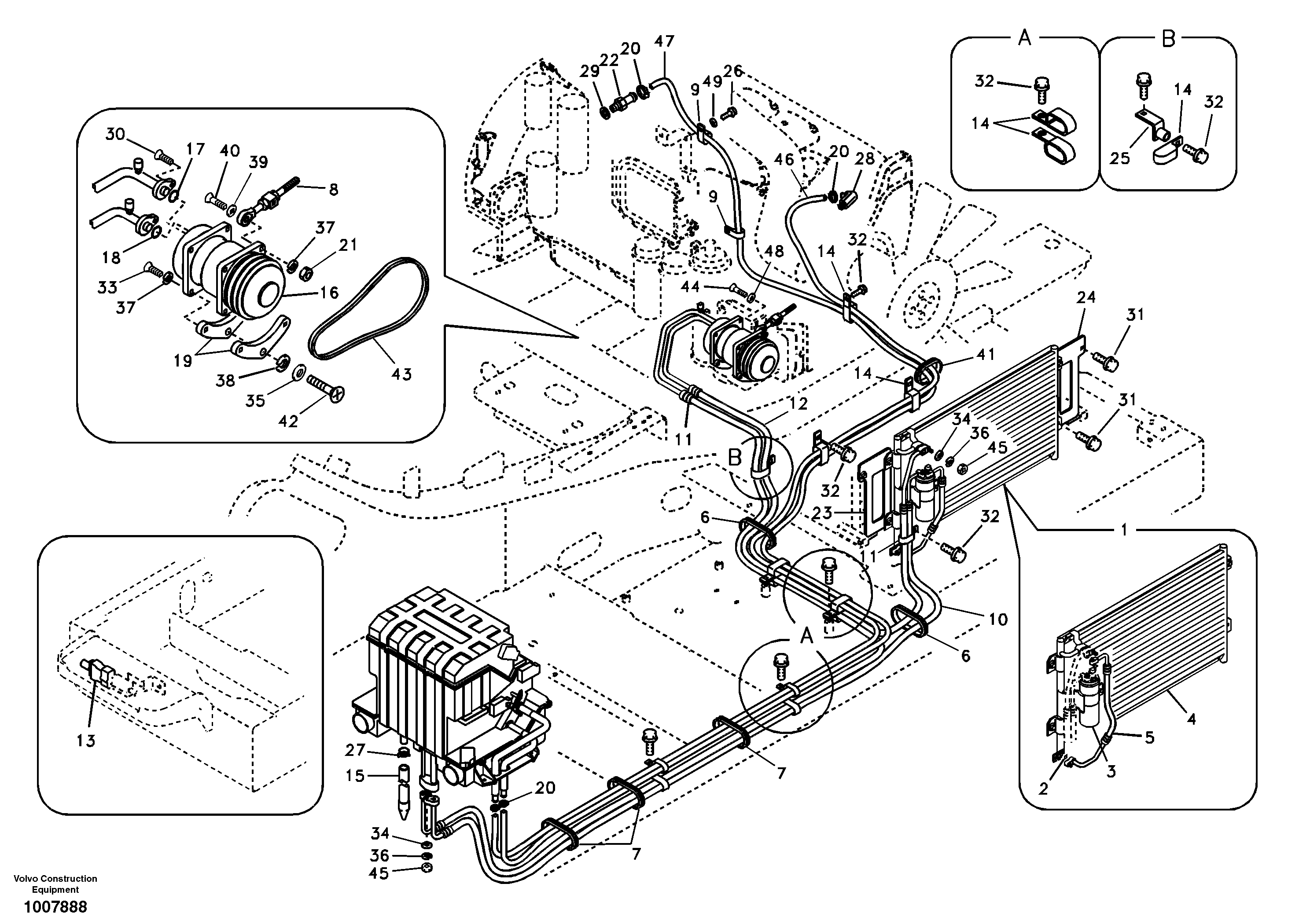 Seat frame VOE14529346 VOLVO