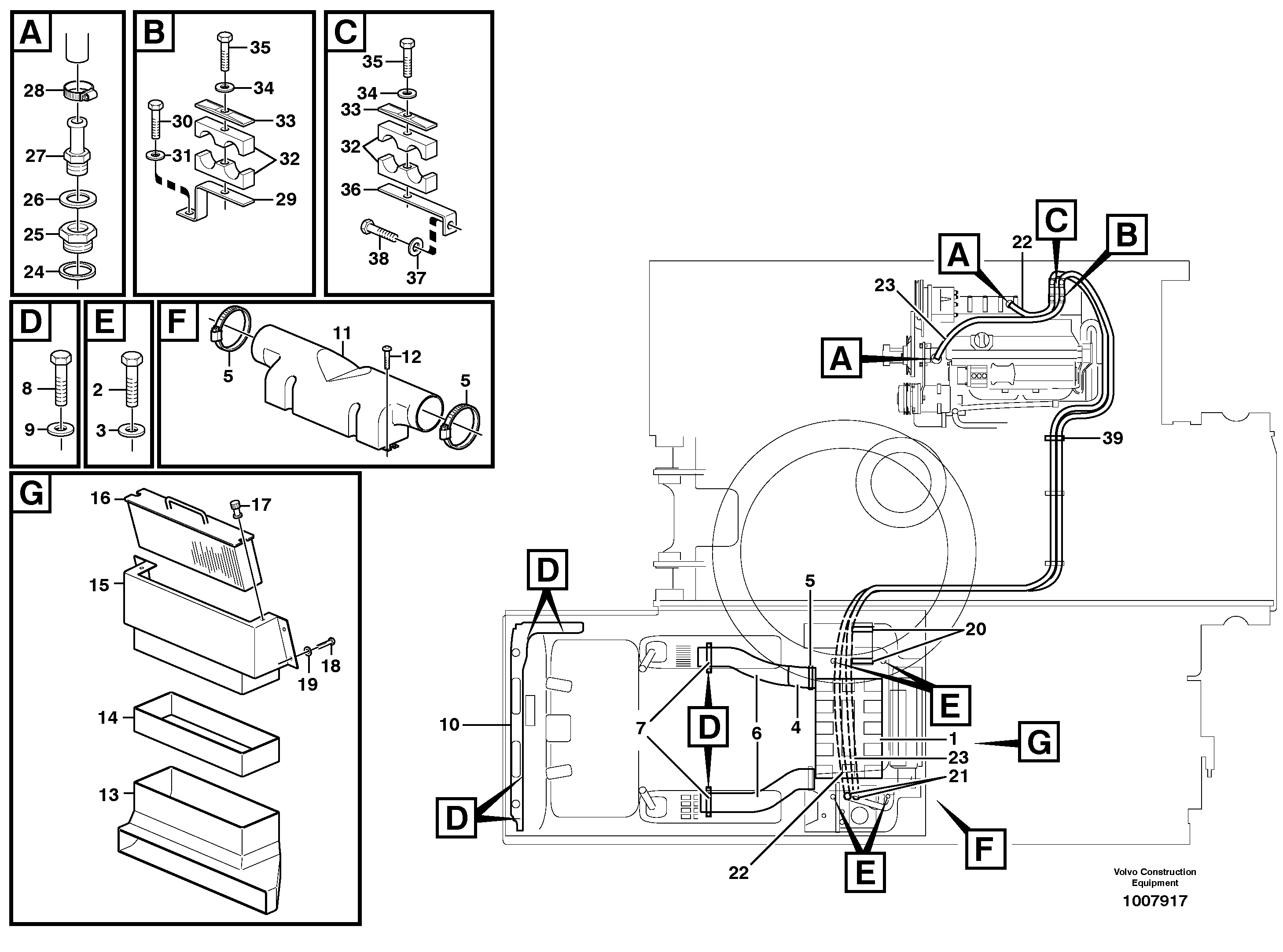 Expanding- / oil ring VOE968000 VOLVO