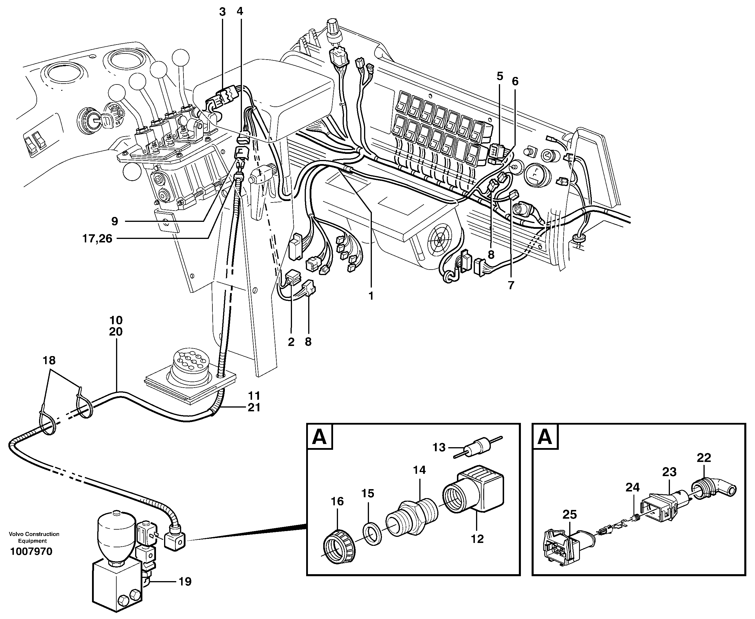 Rubber cushion VOE11040797 VOLVO