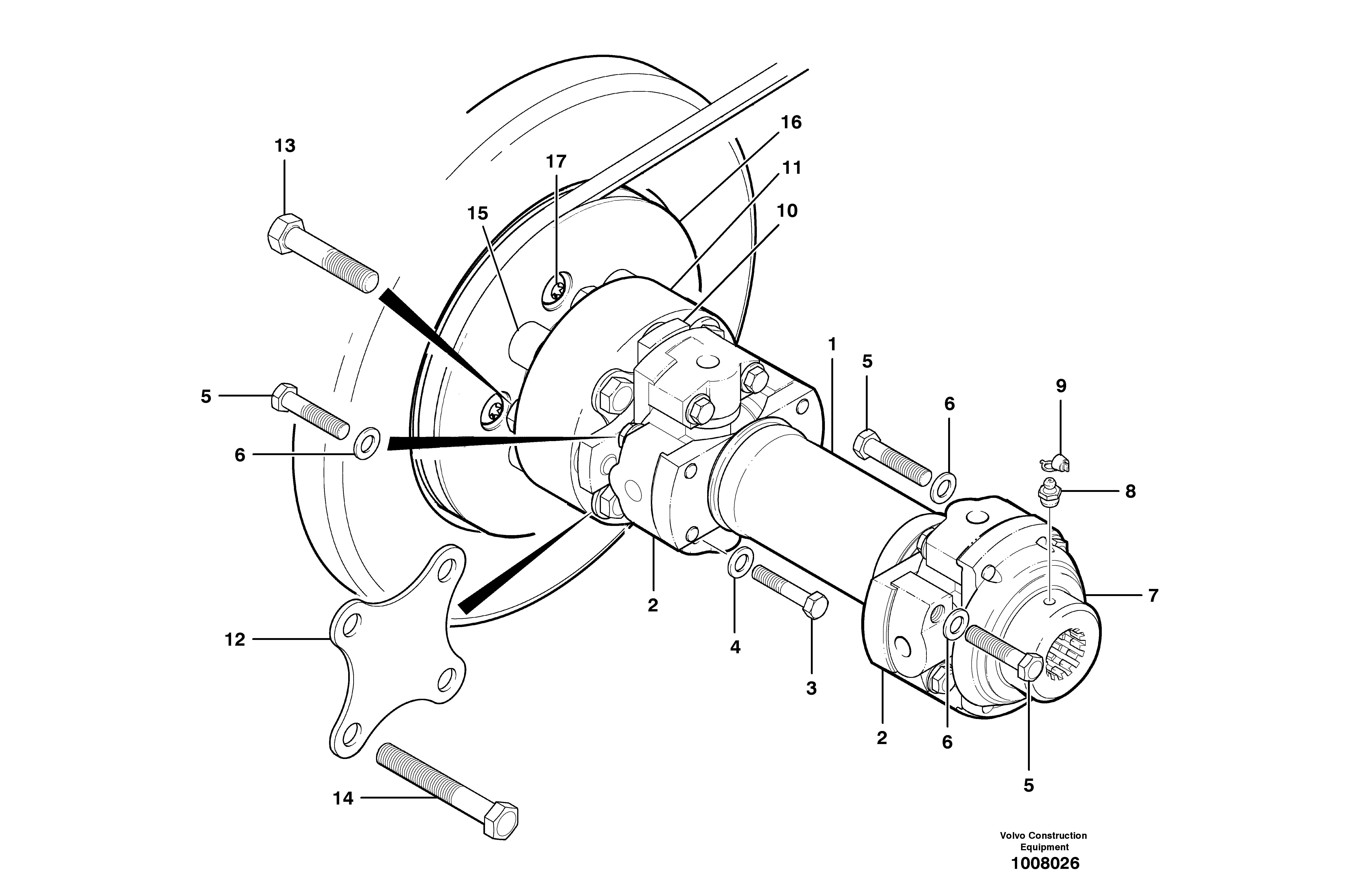 Cap screw CH57A-0830ZI VOLVO