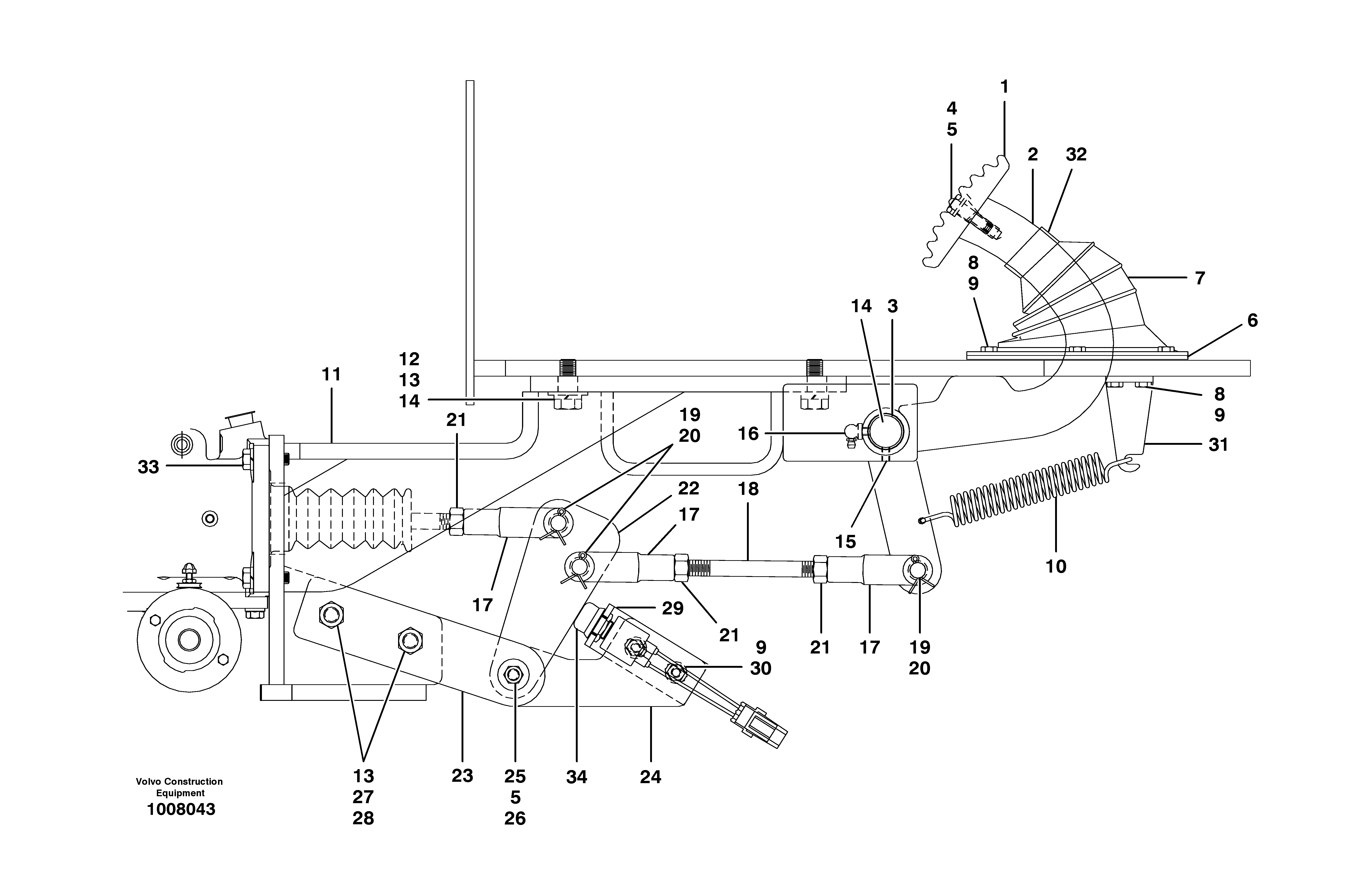 Clevis CH602 VOLVO