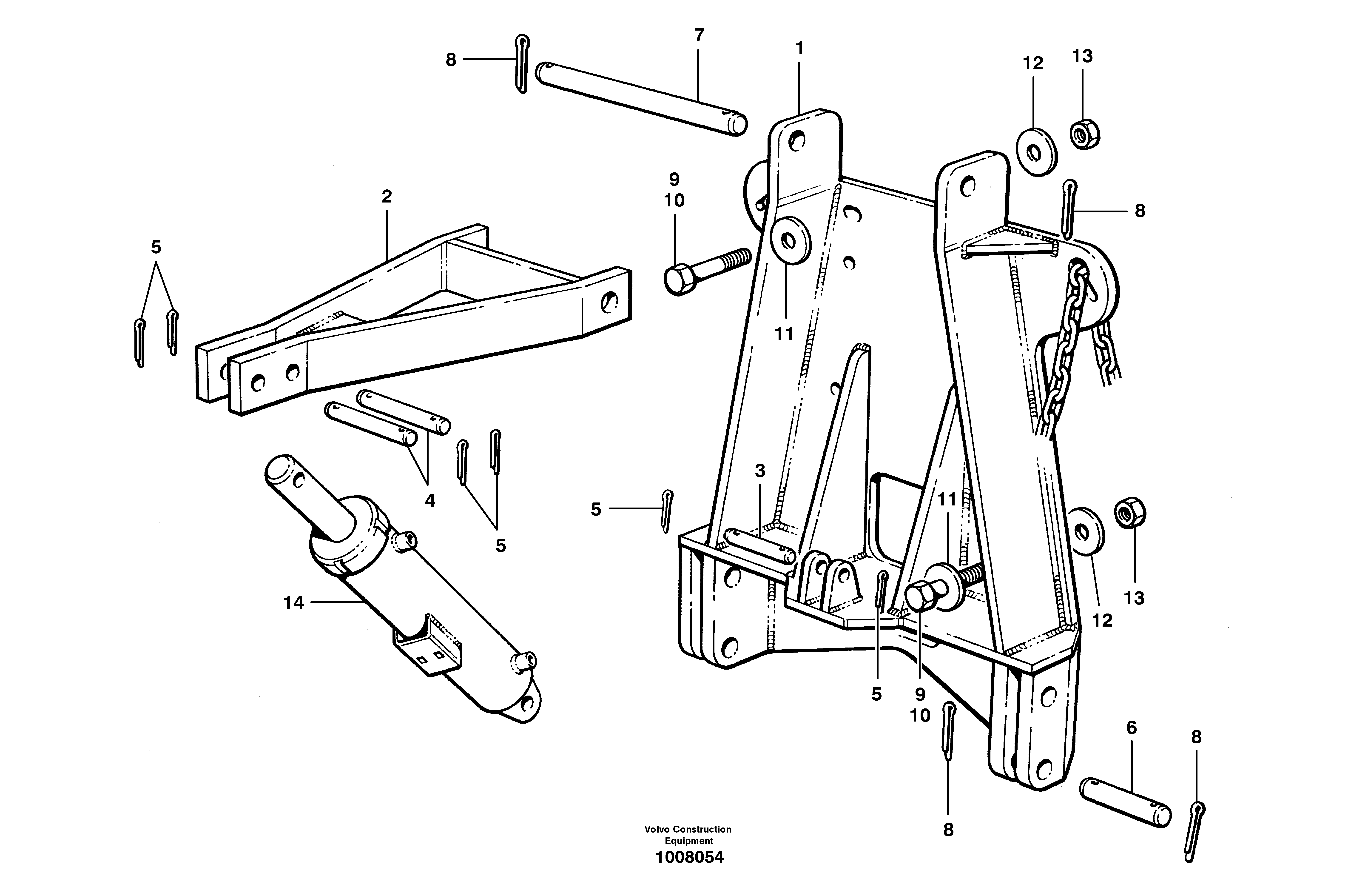 Cotter Pin VOE13907875 VOLVO