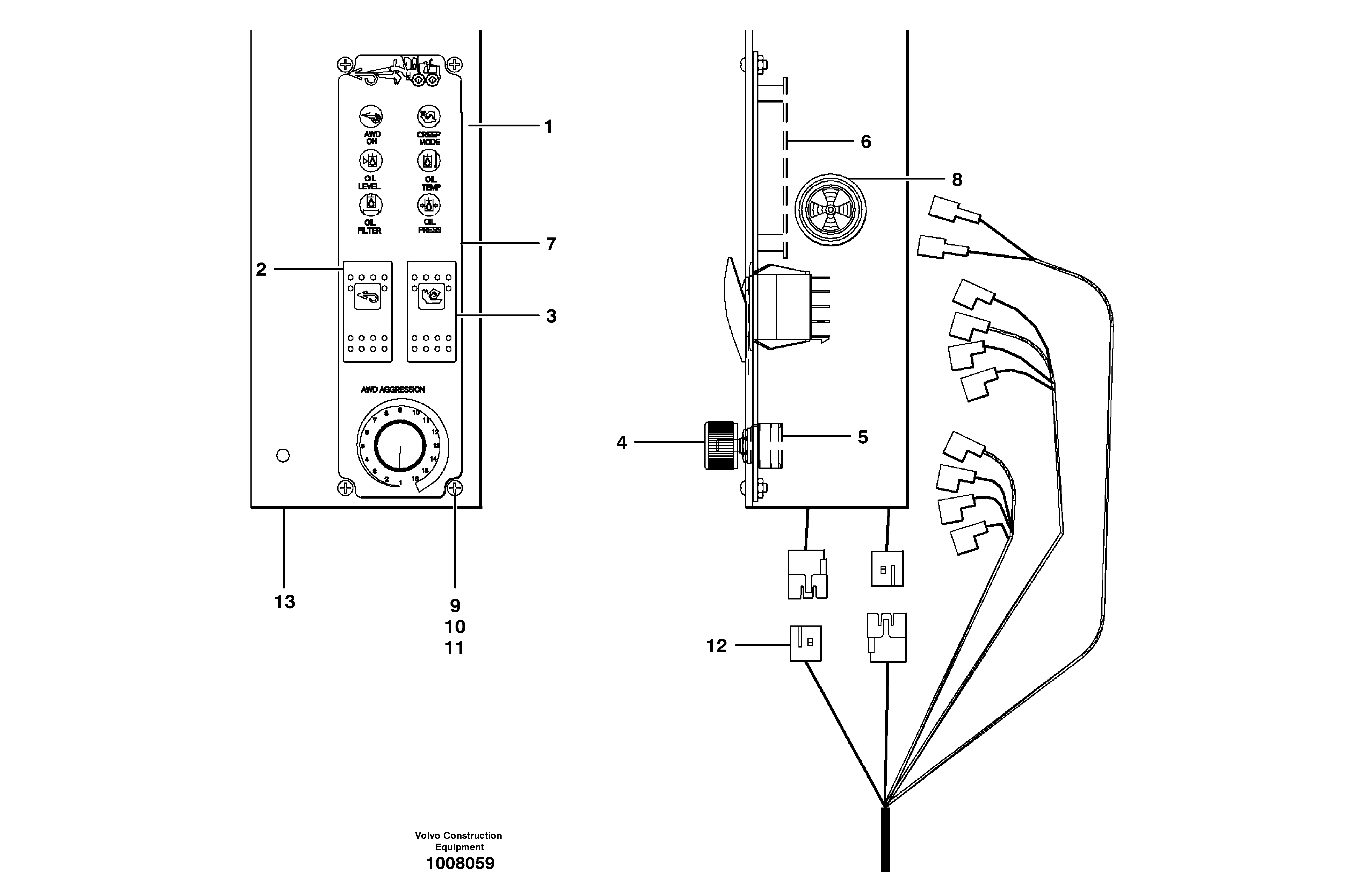 Switch CH402261 VOLVO