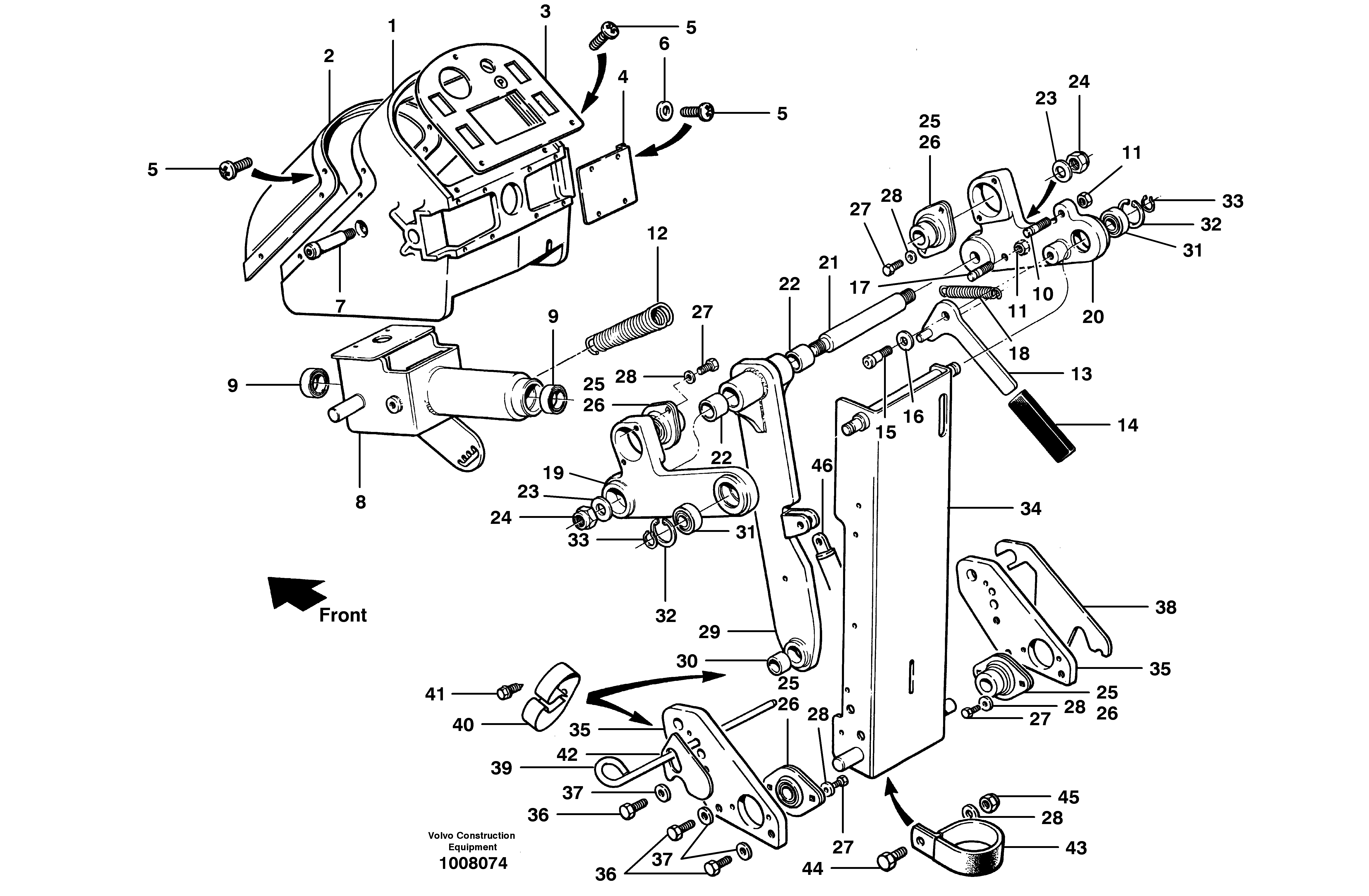 Switch Plate VOE12732834 VOLVO