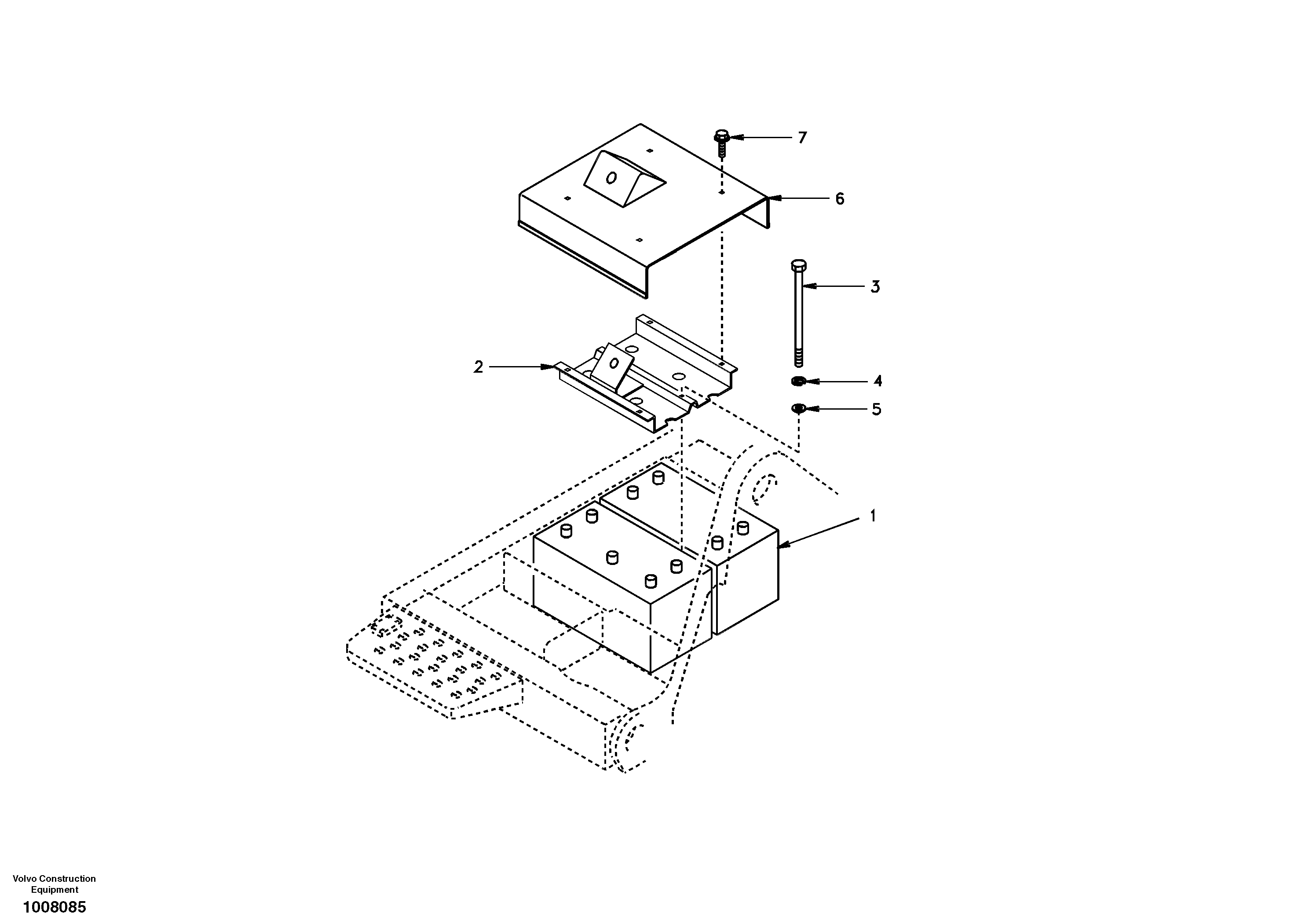 Seat frame VOE14529075 VOLVO