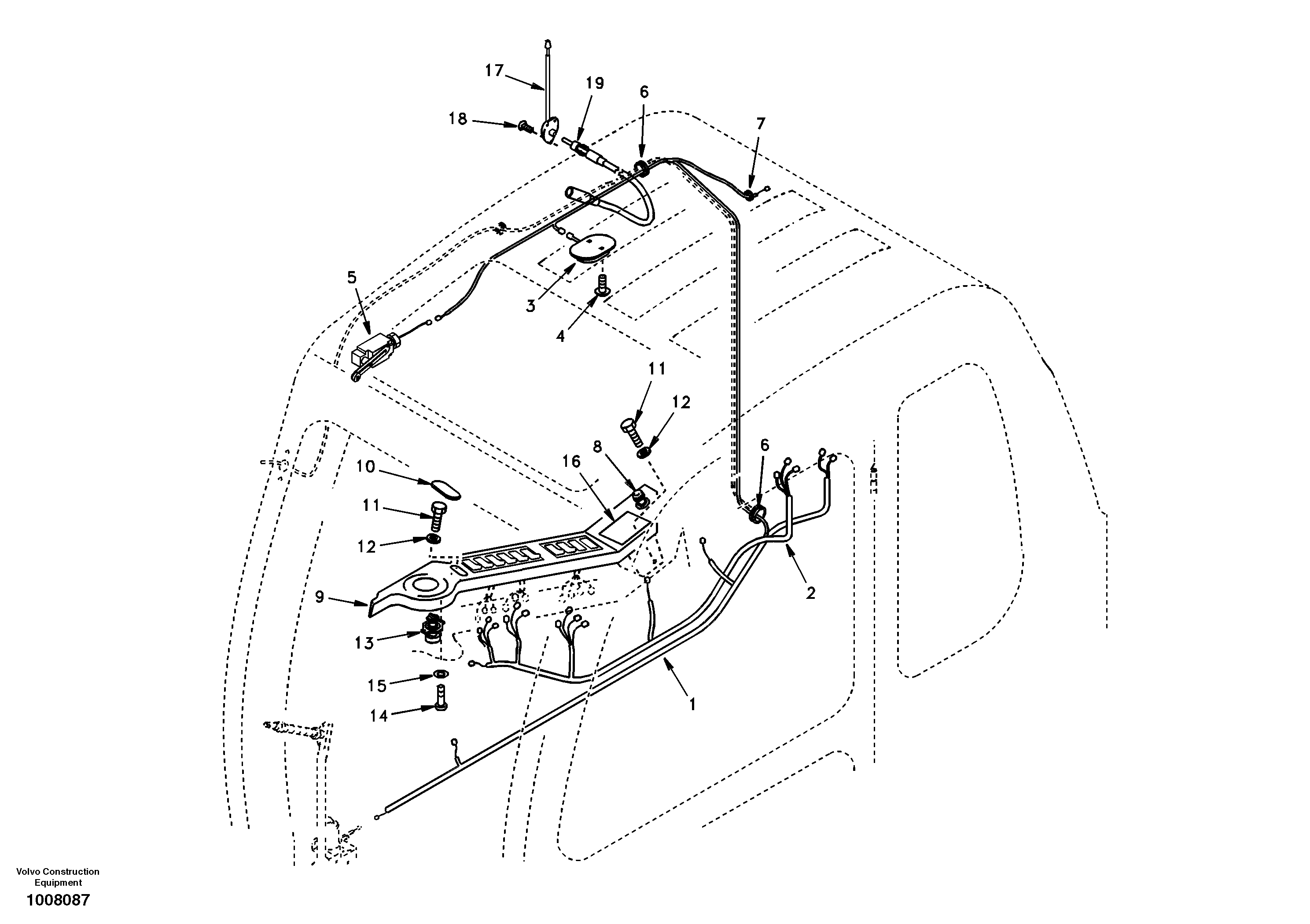 Wire harness SA1122-03950 VOLVO