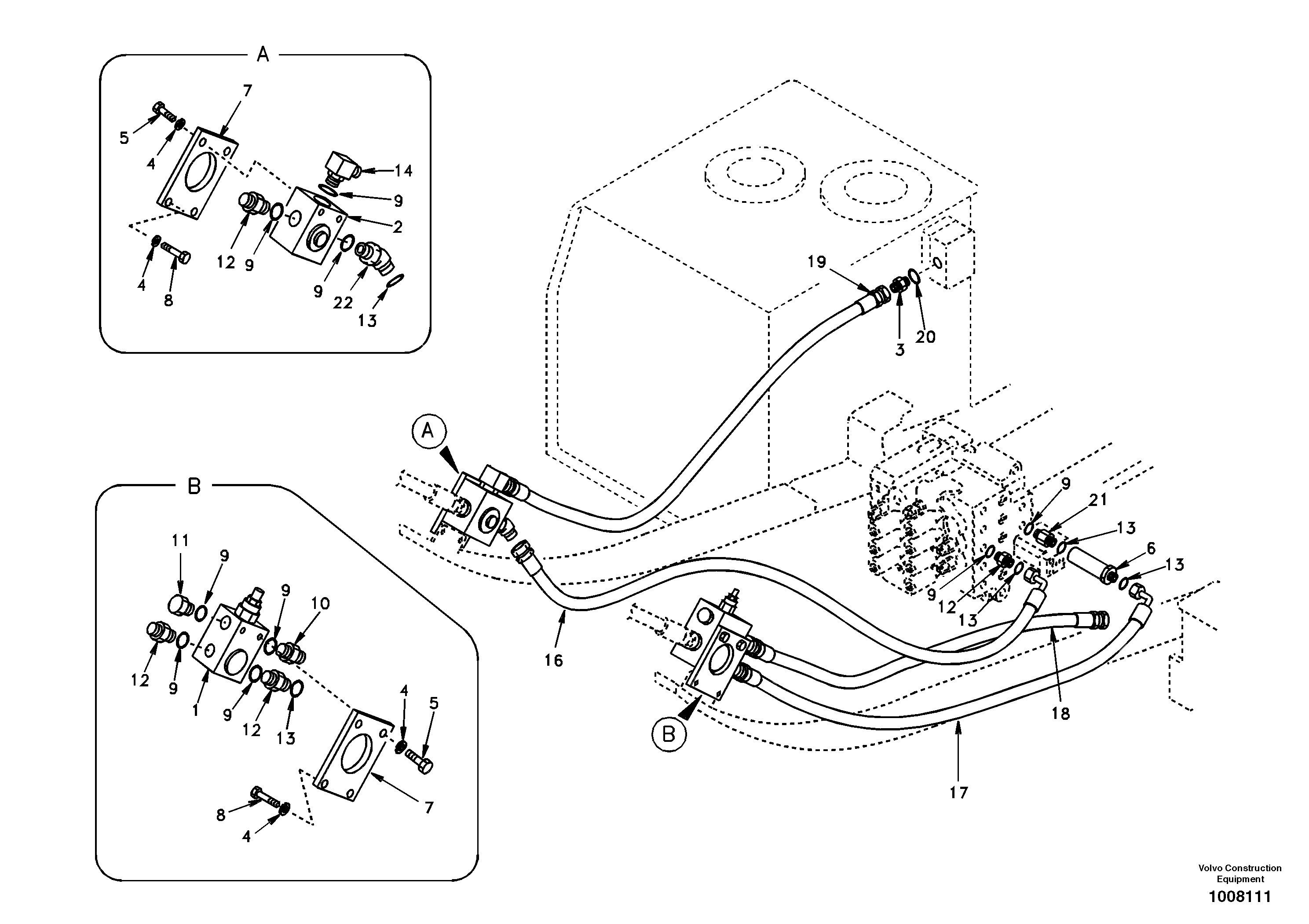Timing gear casing VOE936366 VOLVO