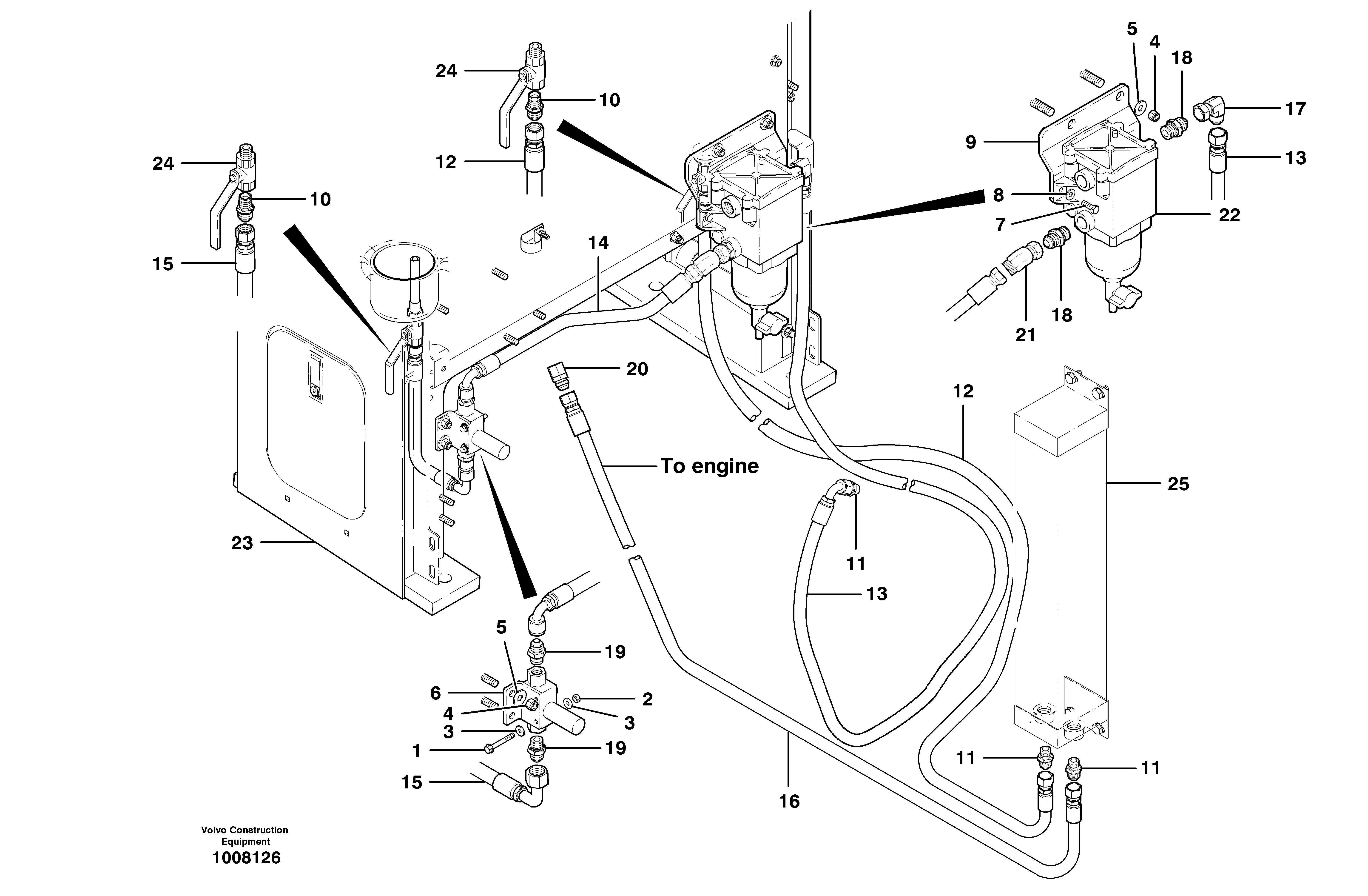 Hexagon Nut CH/RM/VOE983305 VOLVO