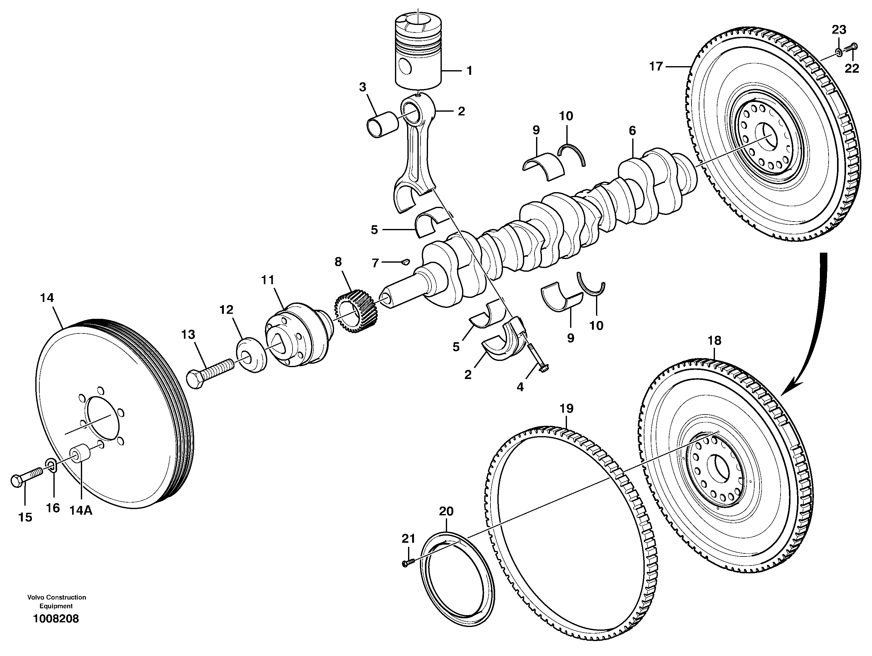 Spacer Ring VOE912430 VOLVO