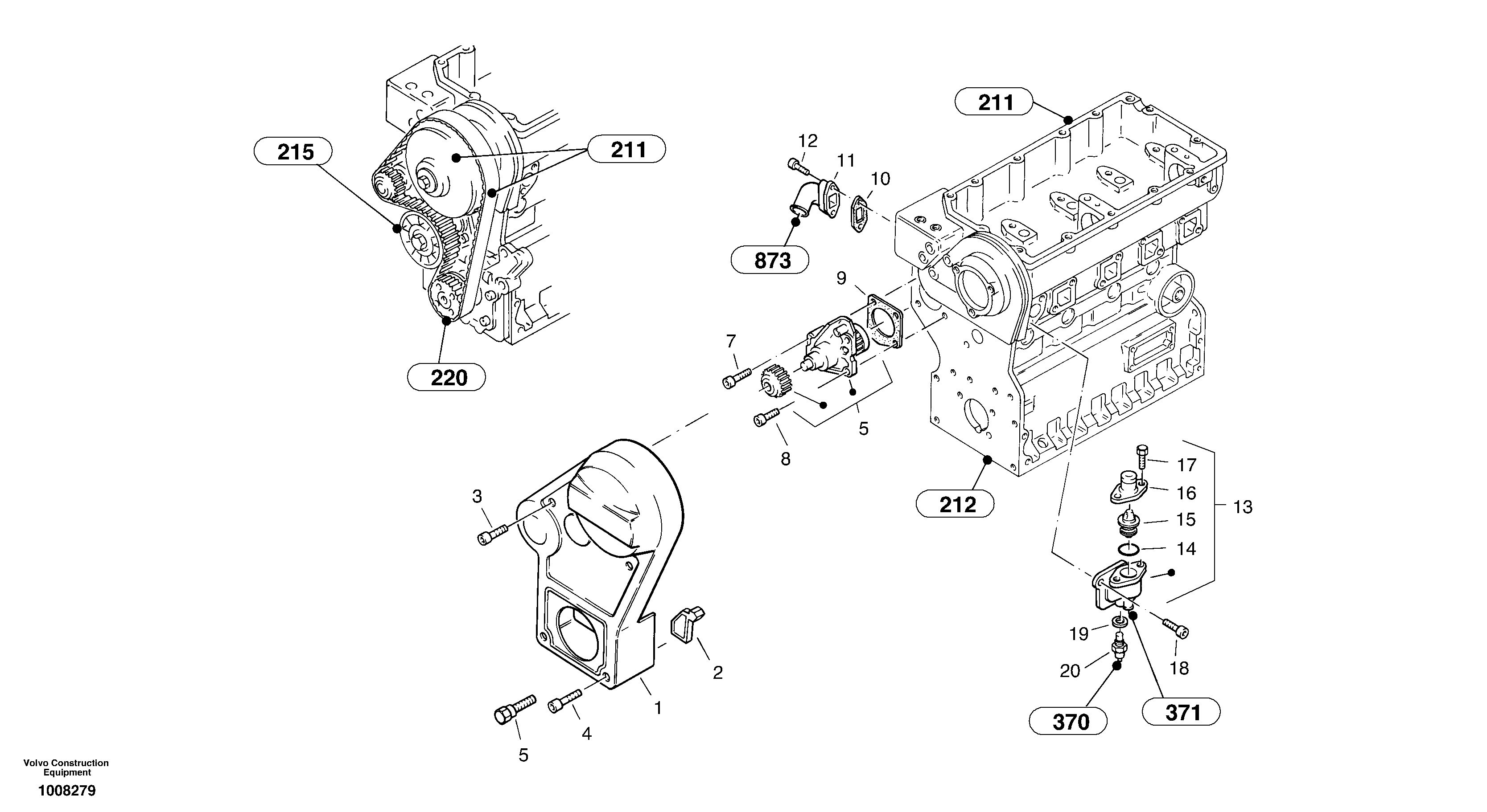 Flange ZM2901005 VOLVO