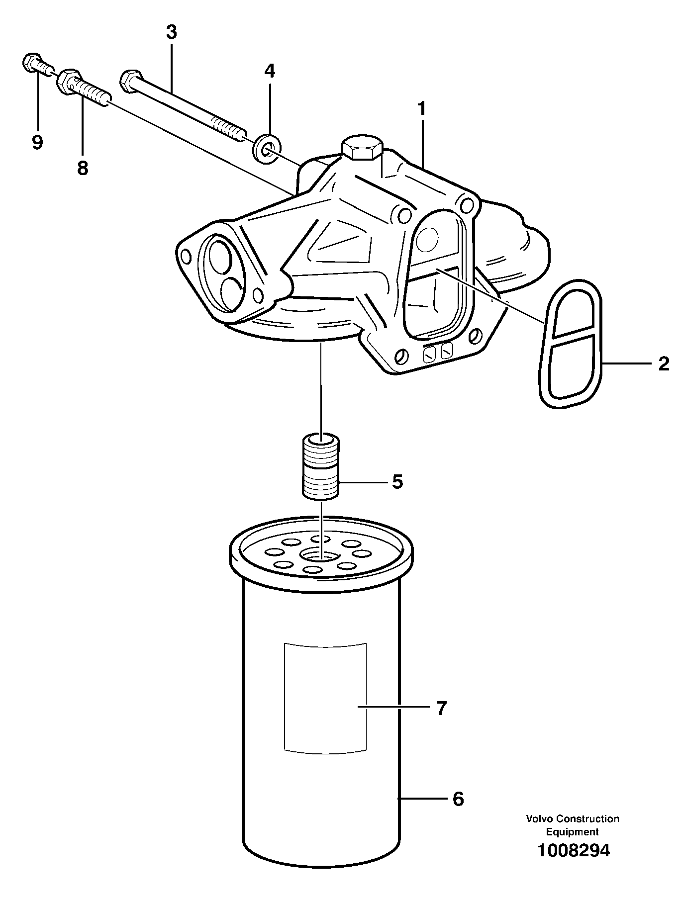 Oil Filter Hsg VOE422811 VOLVO