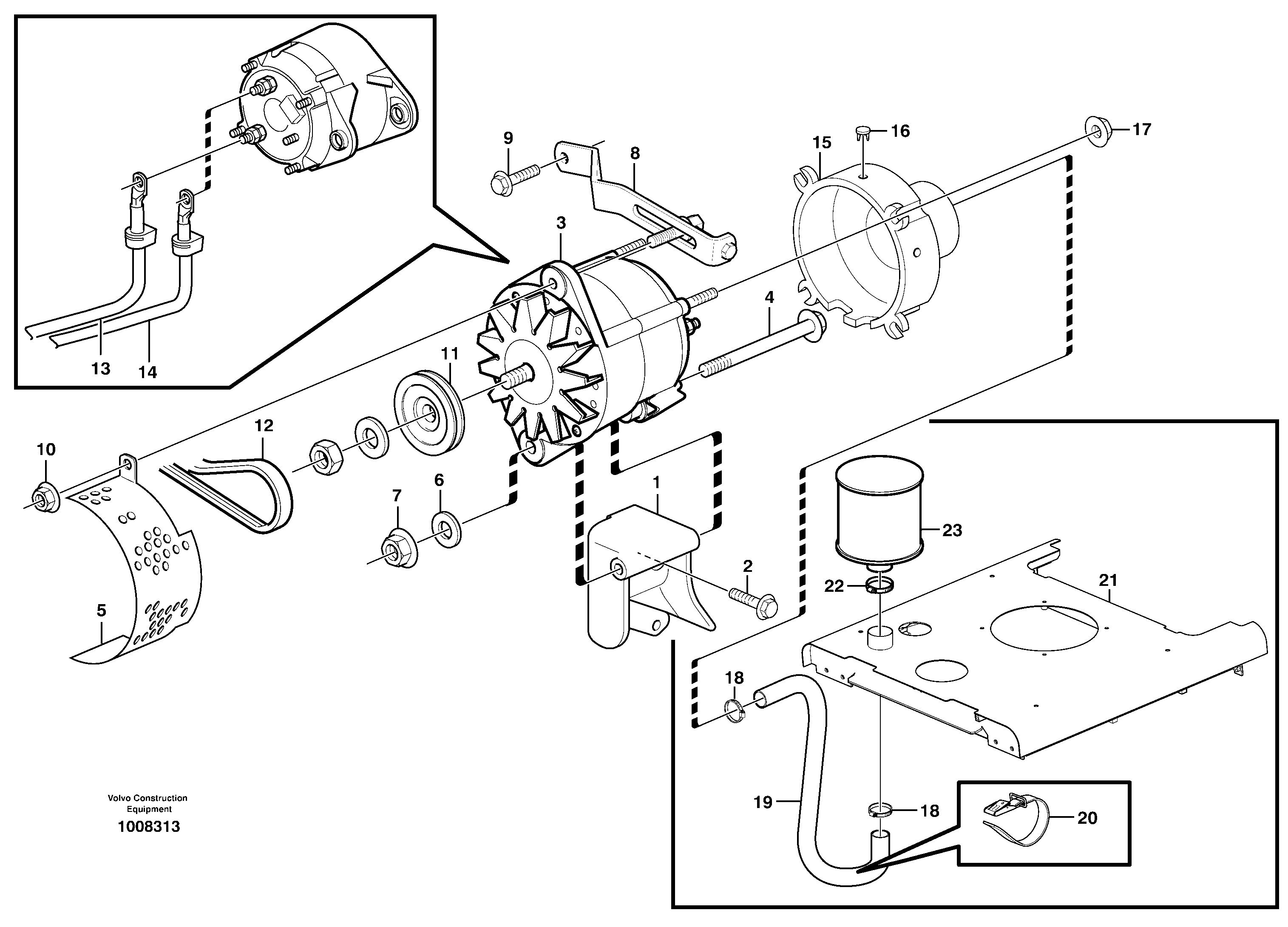 Square Washer VOE20523391 VOLVO