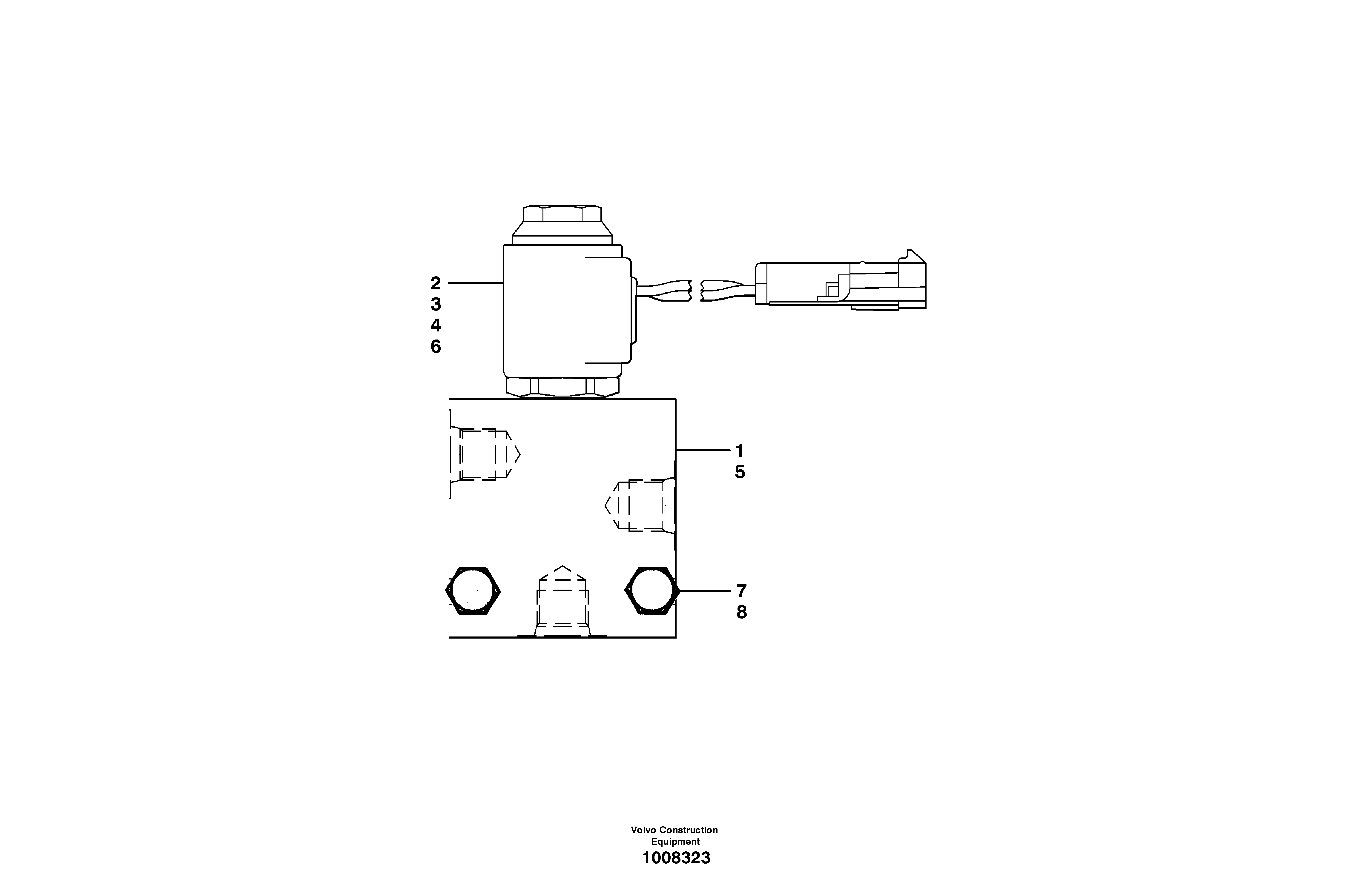 Release Arm CH66124 VOLVO