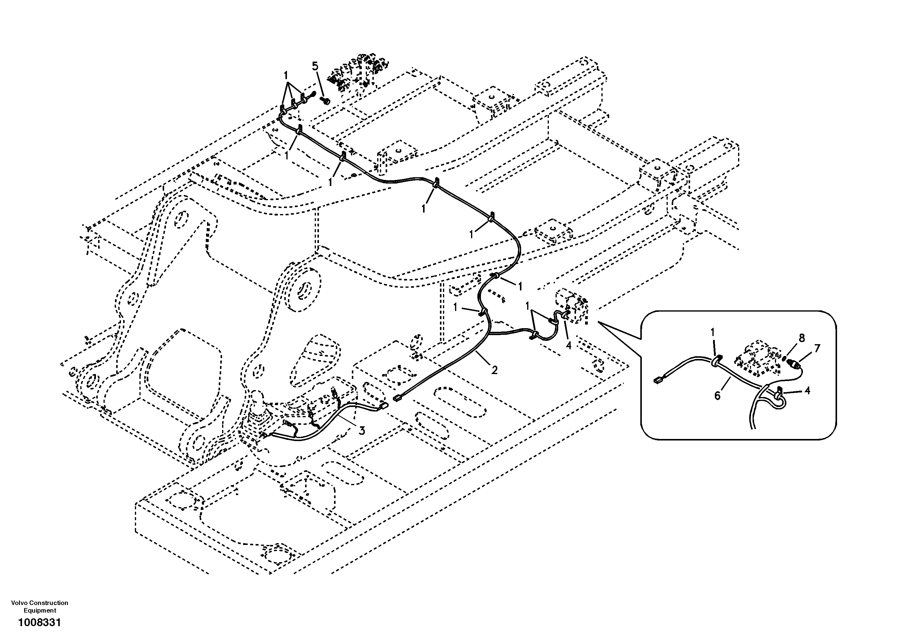 Wire harness VOE14520271 VOLVO