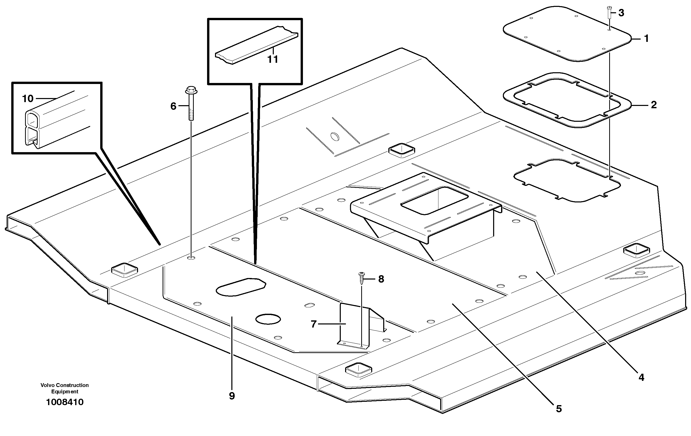 Lock Arm VOE11059877 VOLVO