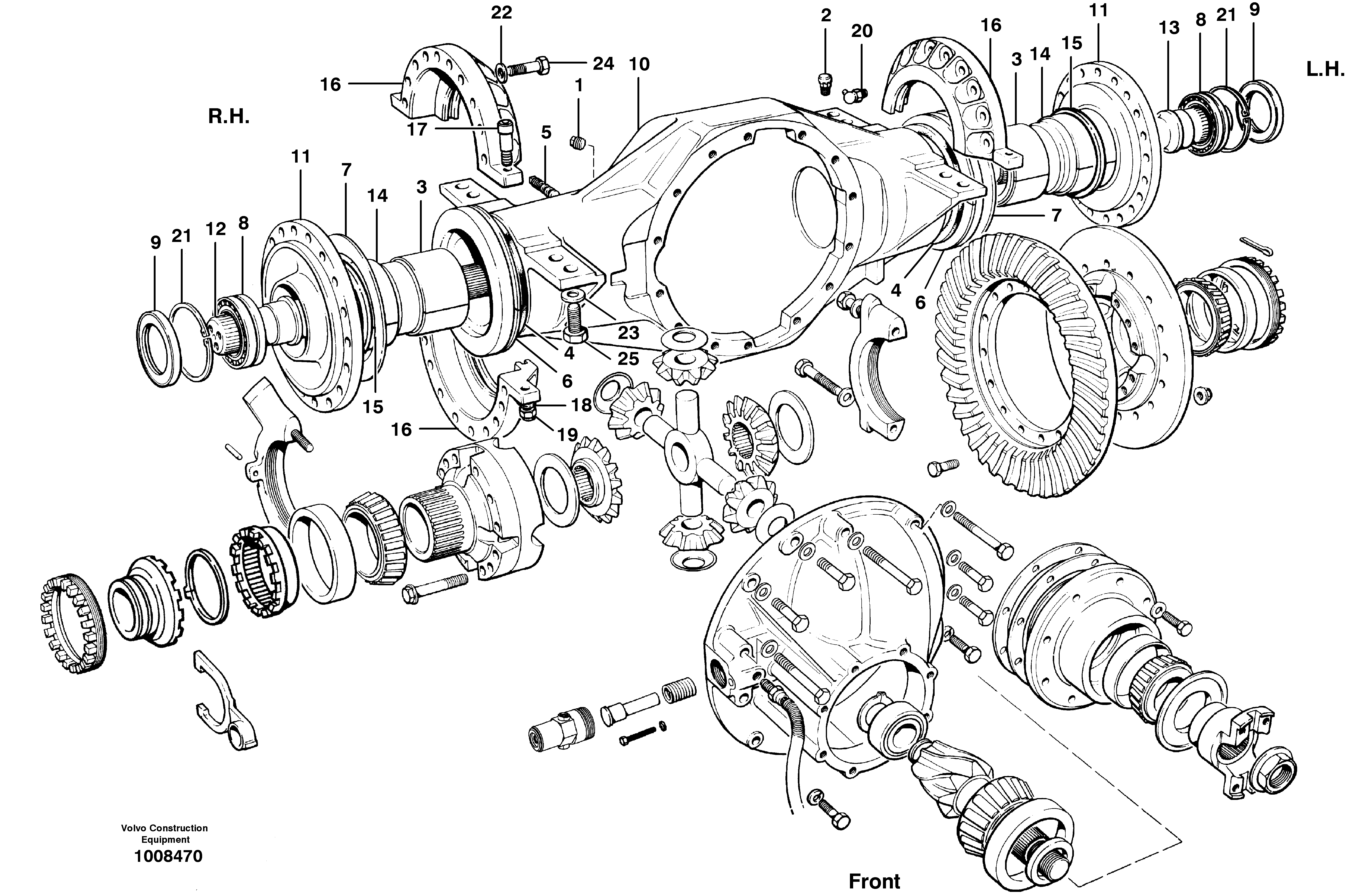 Bearing CH68236 VOLVO