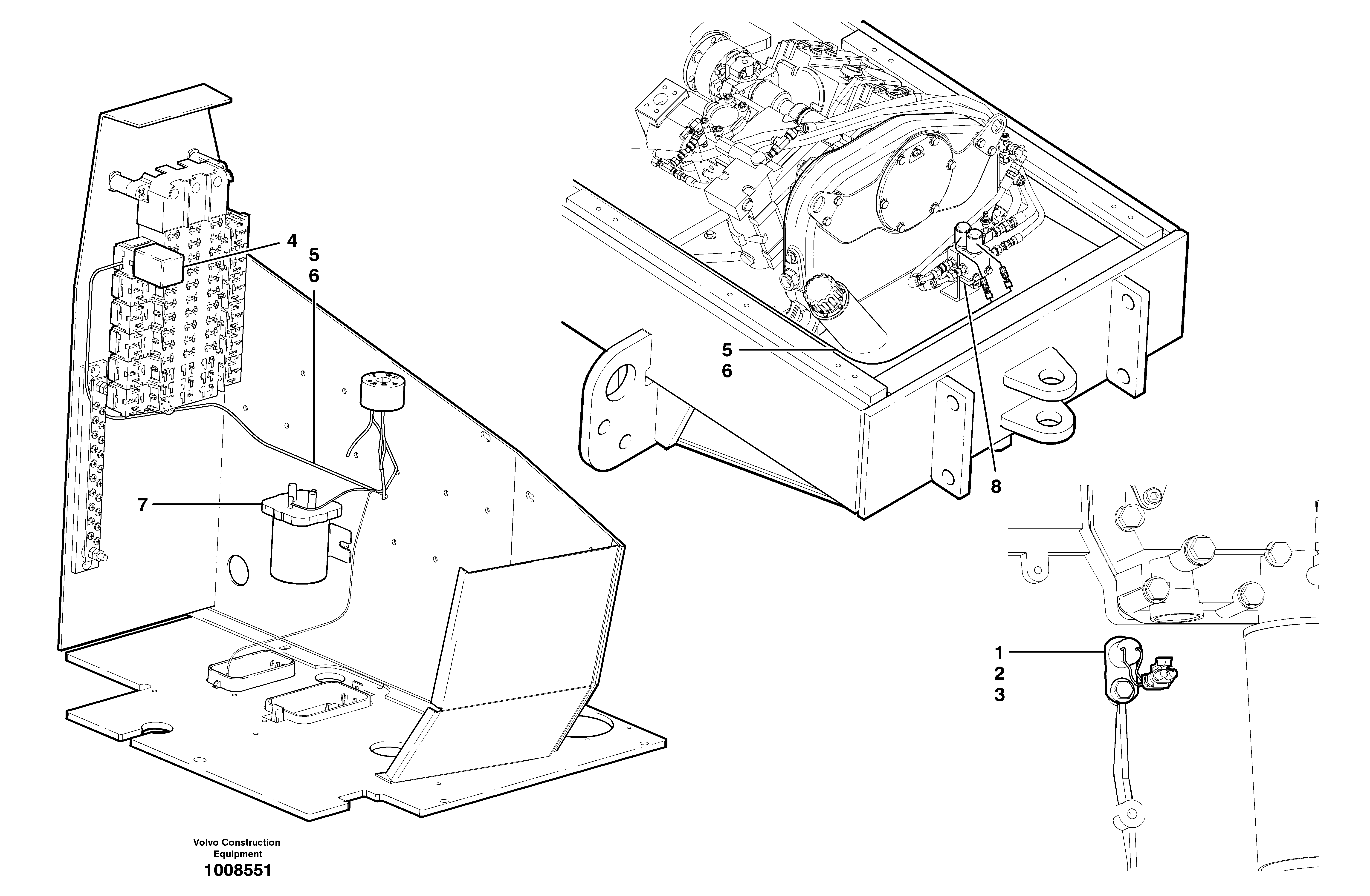 Cable harness VOE12734240 VOLVO