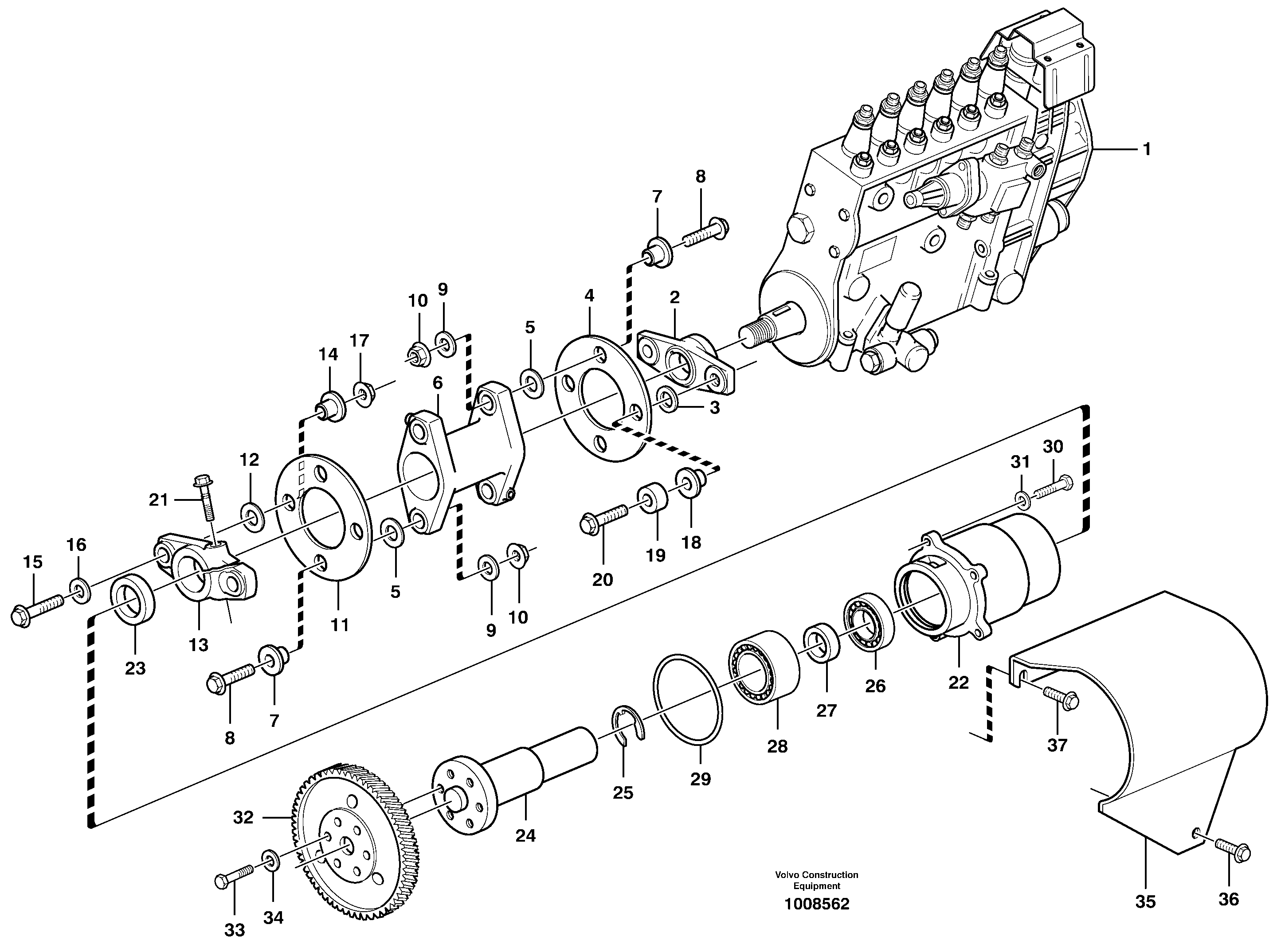 Spot Light, Rear VOE942385 VOLVO