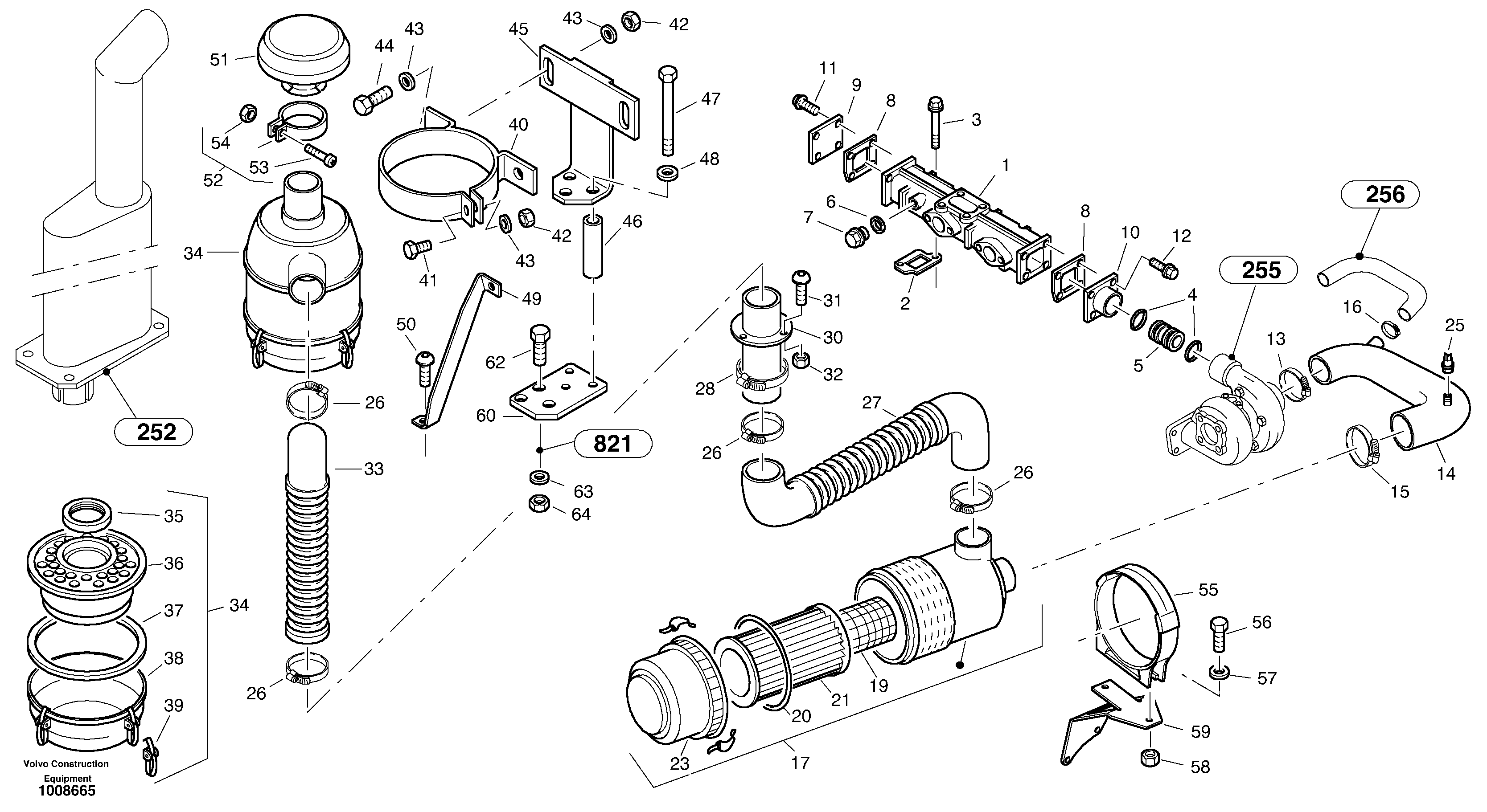 Inlet Manifold VOE20405939 VOLVO