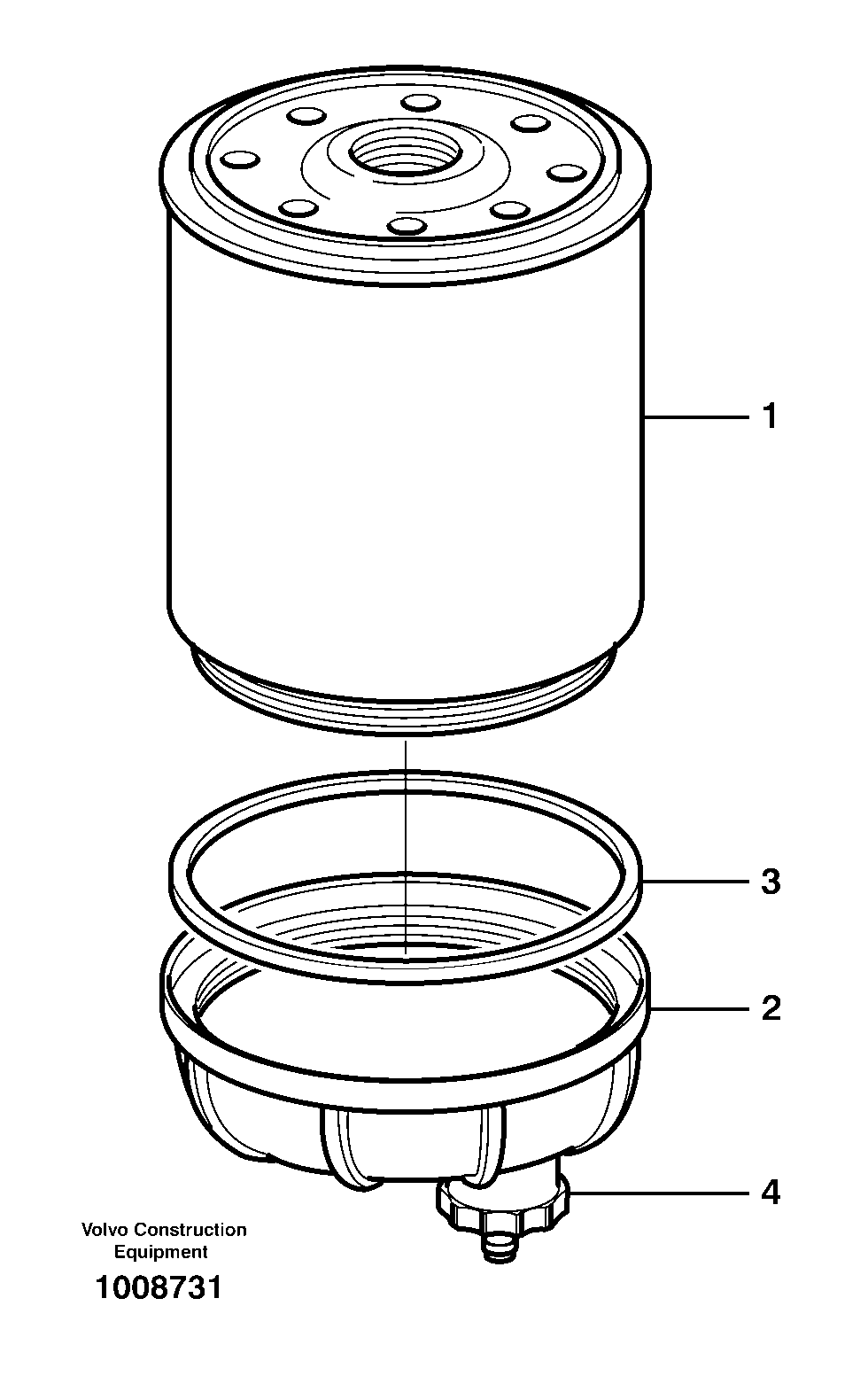 Thermostat housing VOE11110737 VOLVO