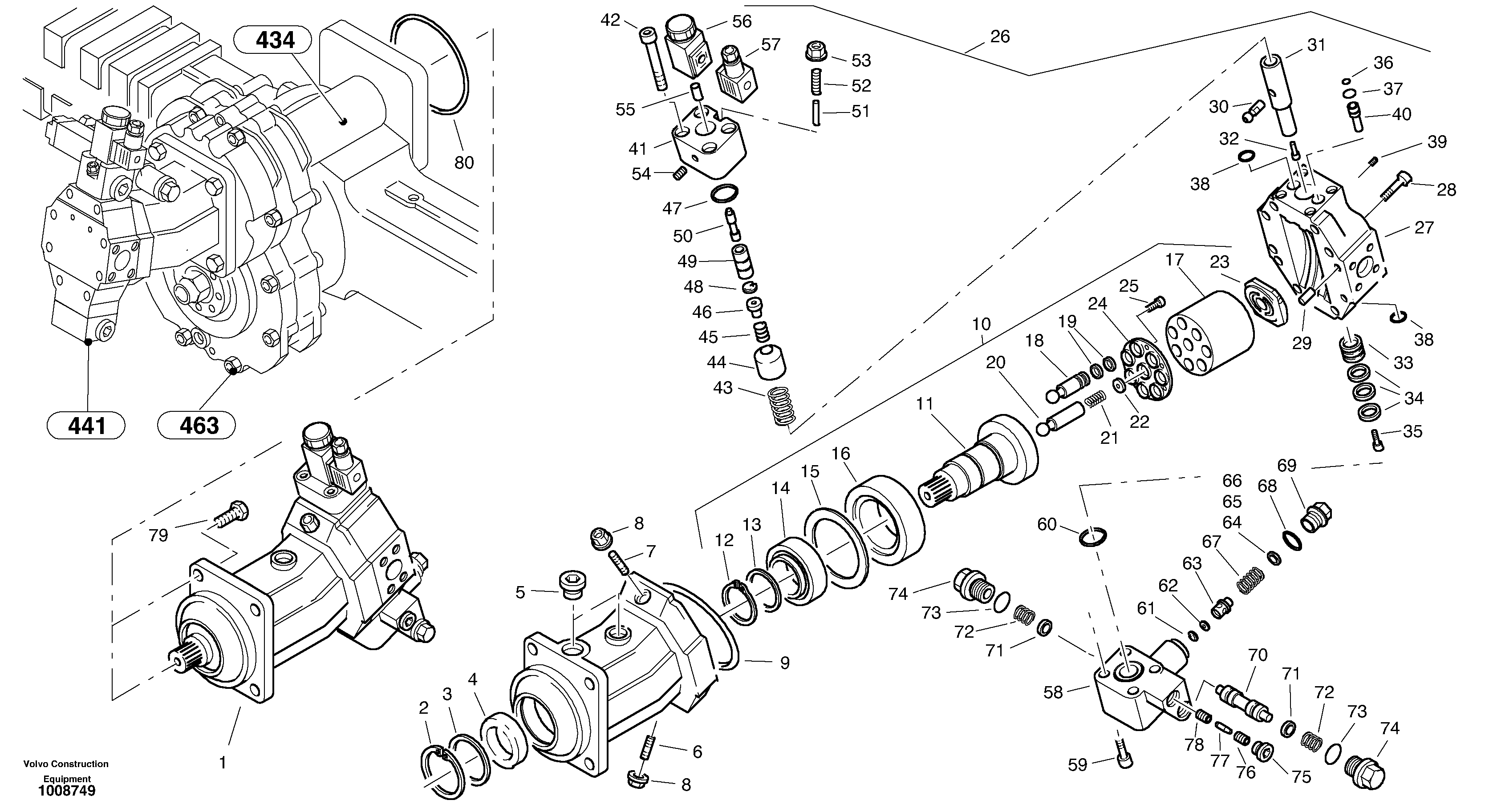 Opr Cylinder VOE11308284 VOLVO
