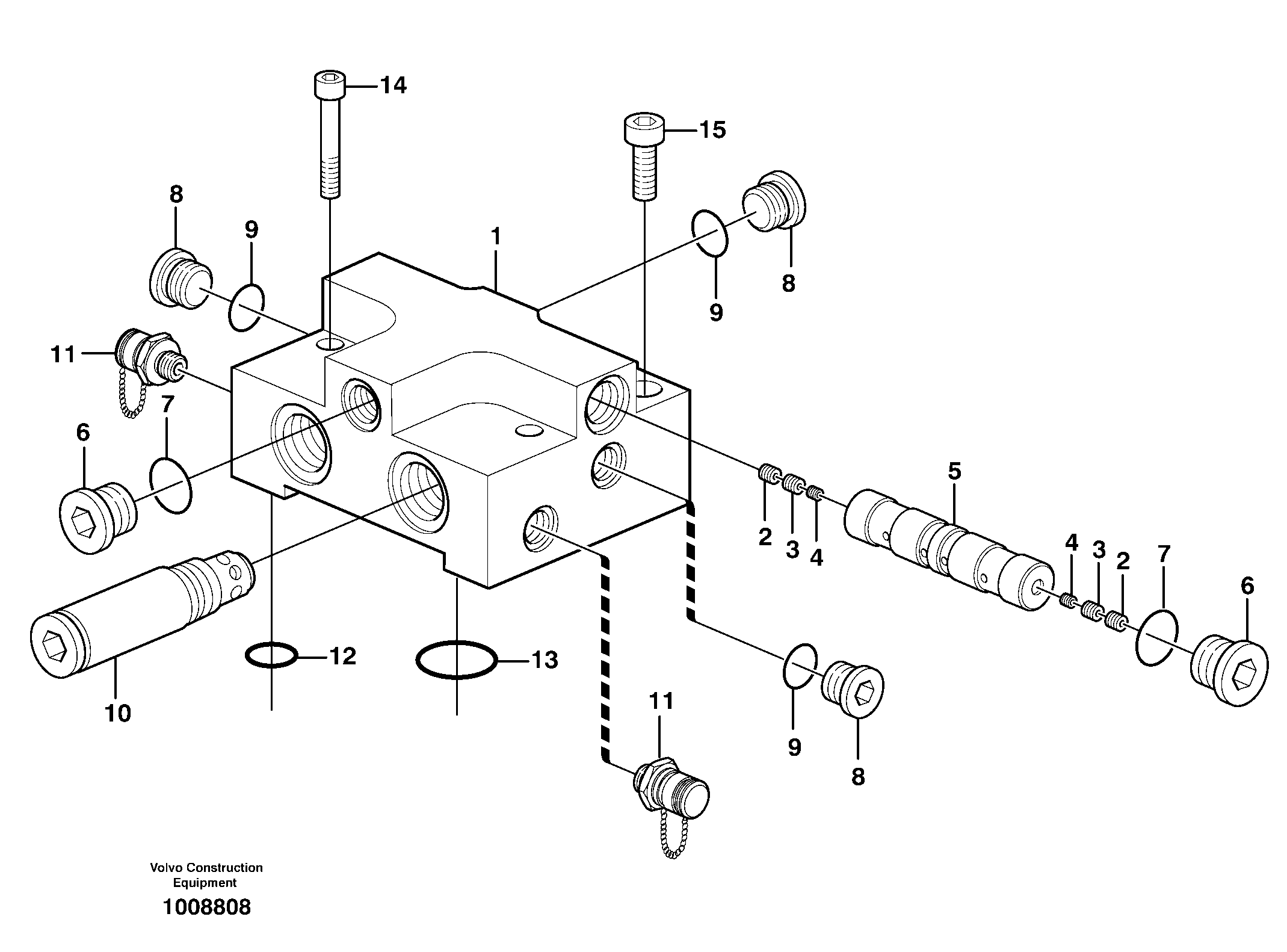 Rubber Clamp VOE11713997 VOLVO