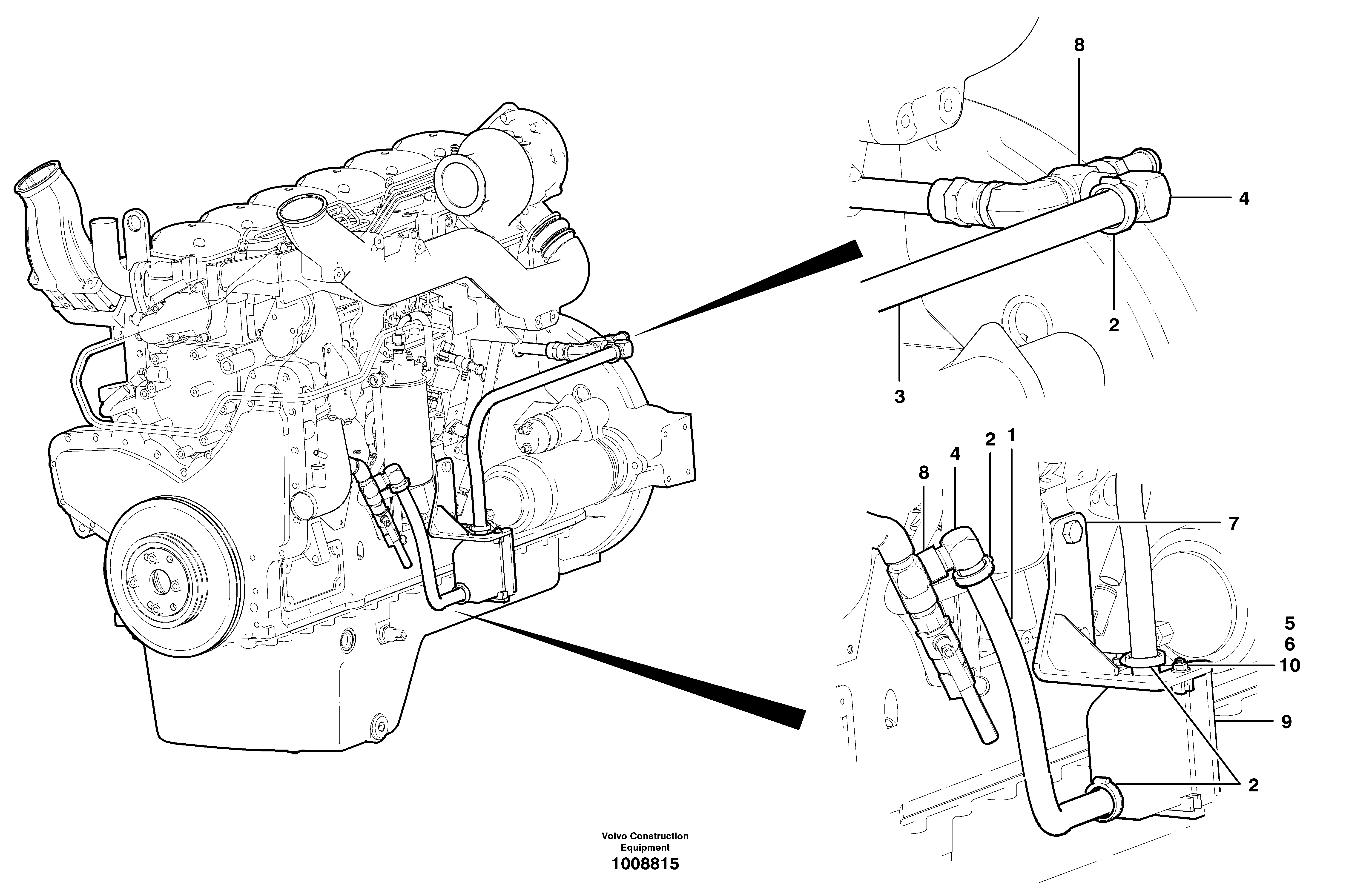 Bracket VOE12733569 VOLVO
