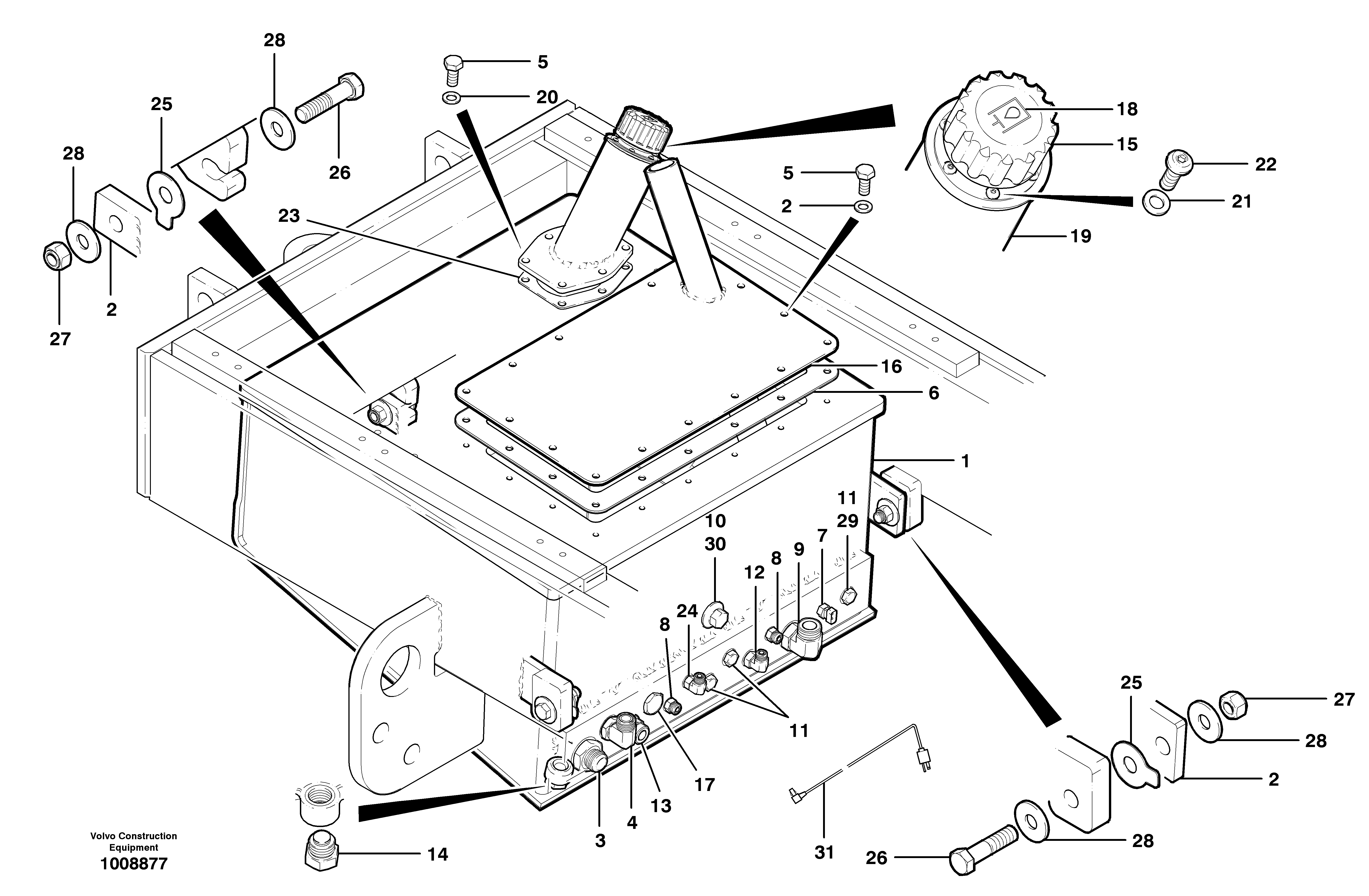 Tank VOE12734152 VOLVO