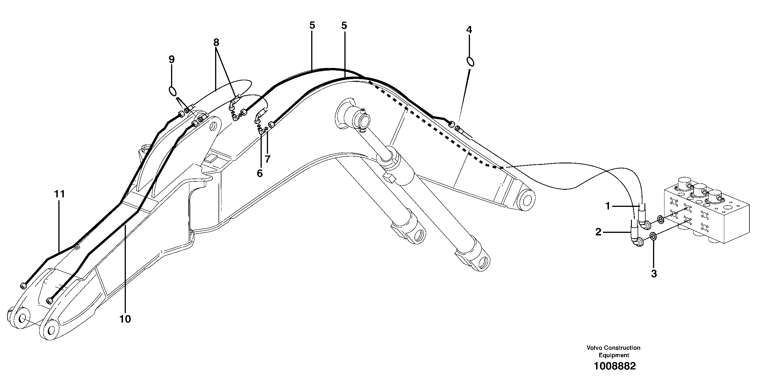 Tube Assembly RM/VOE14372148 VOLVO