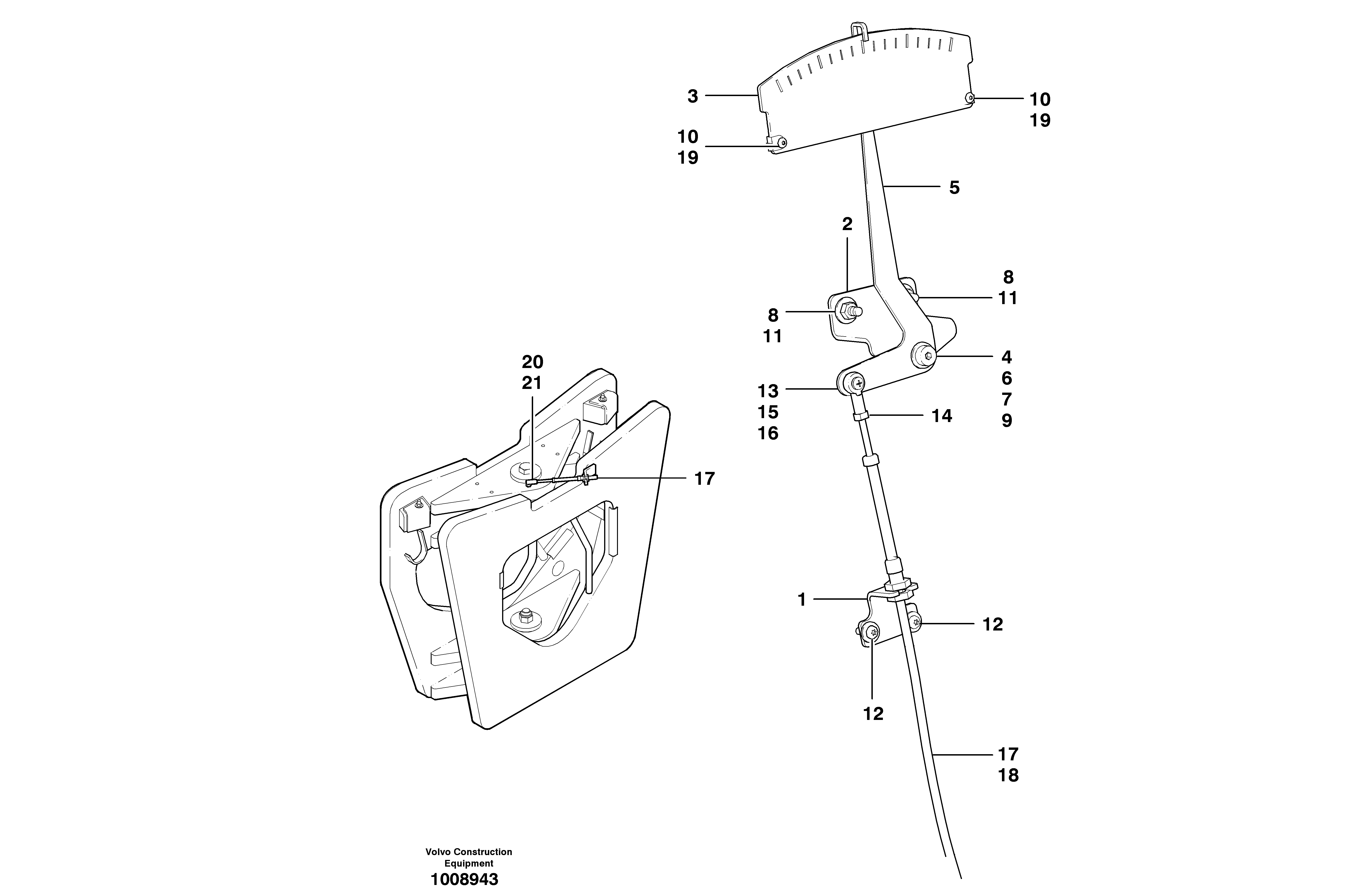 Ball joint CH73087 VOLVO