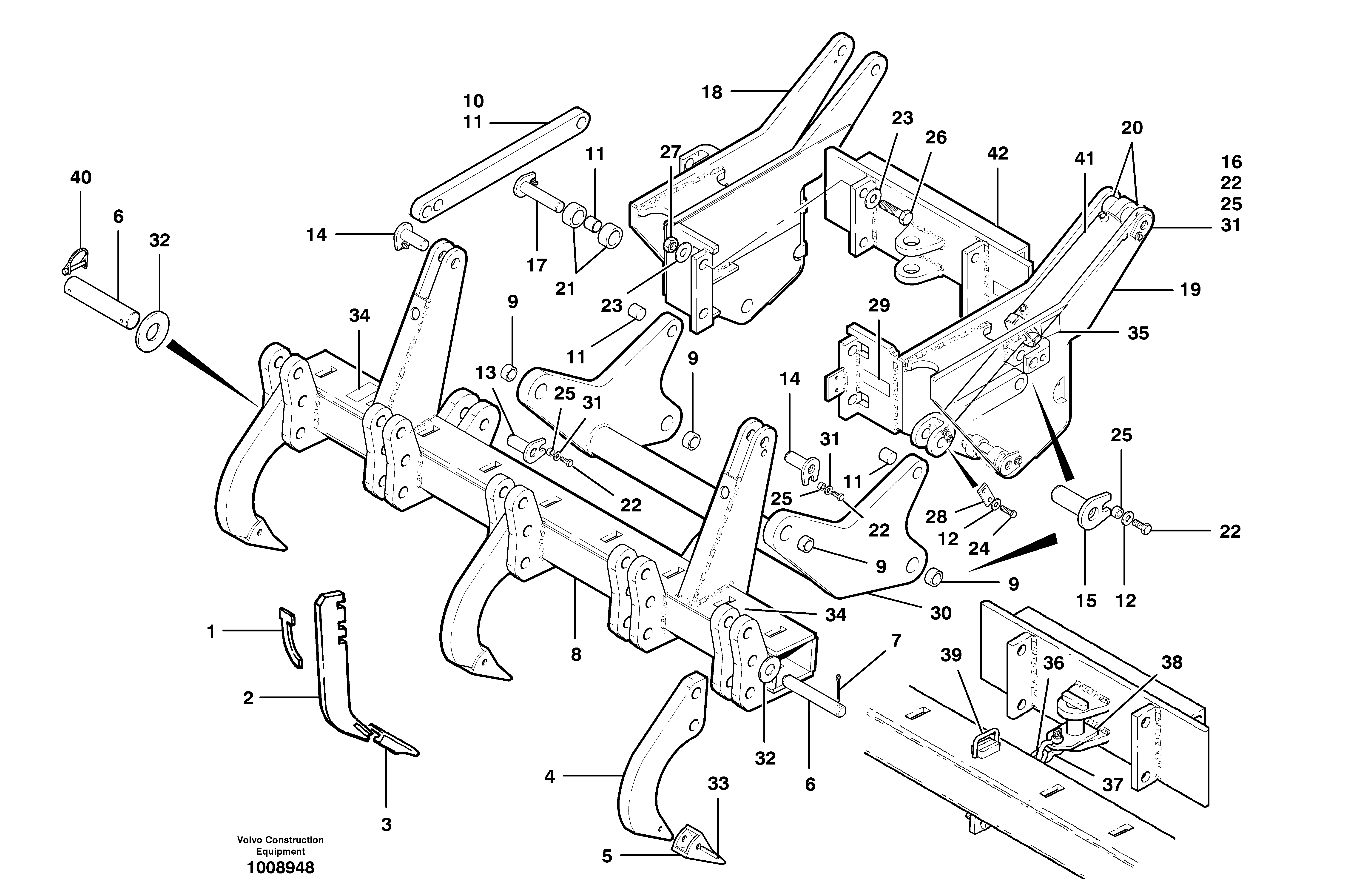 Hexagon screw CH59C-0610ZI VOLVO