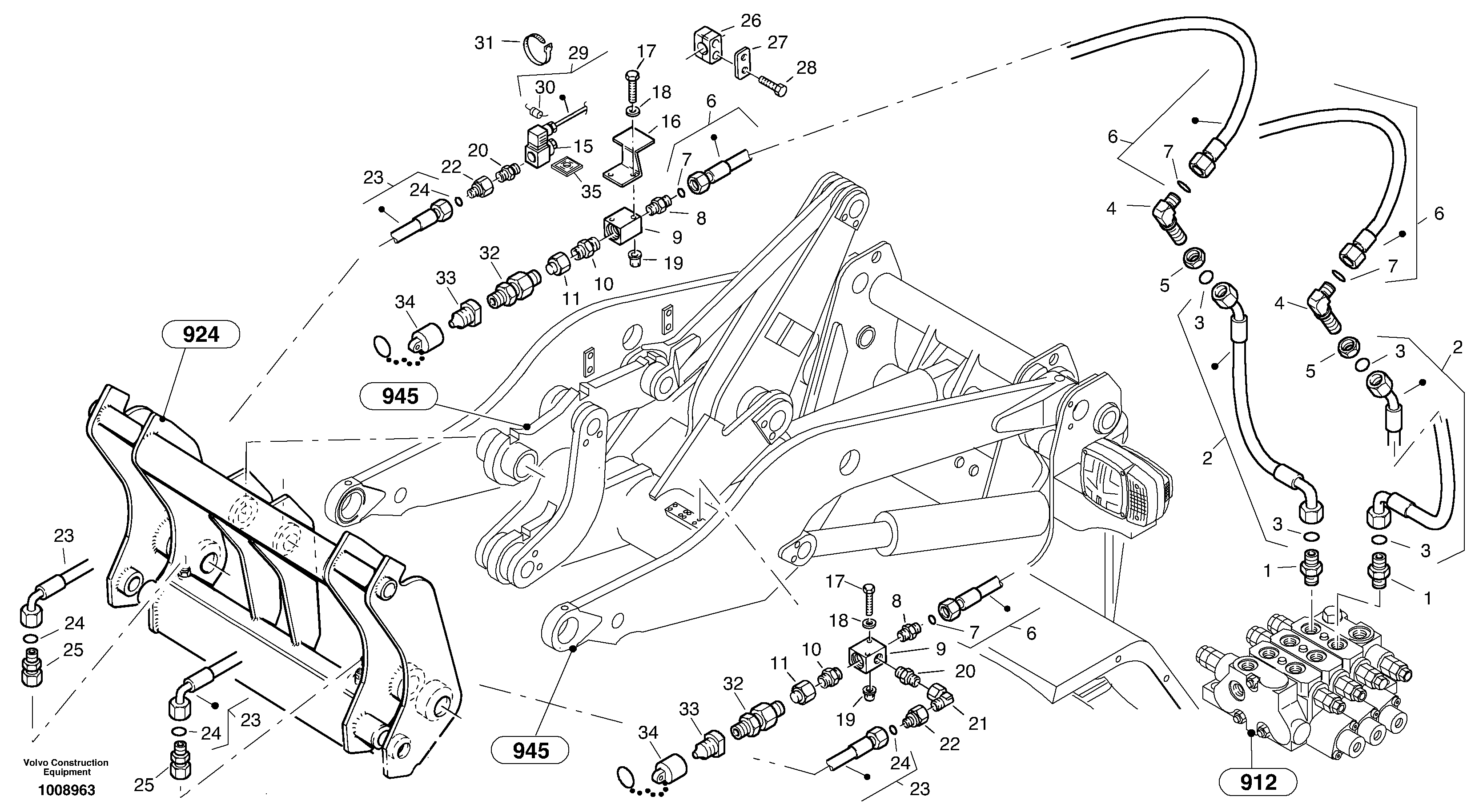 Timing gear casing VOE11307602 VOLVO