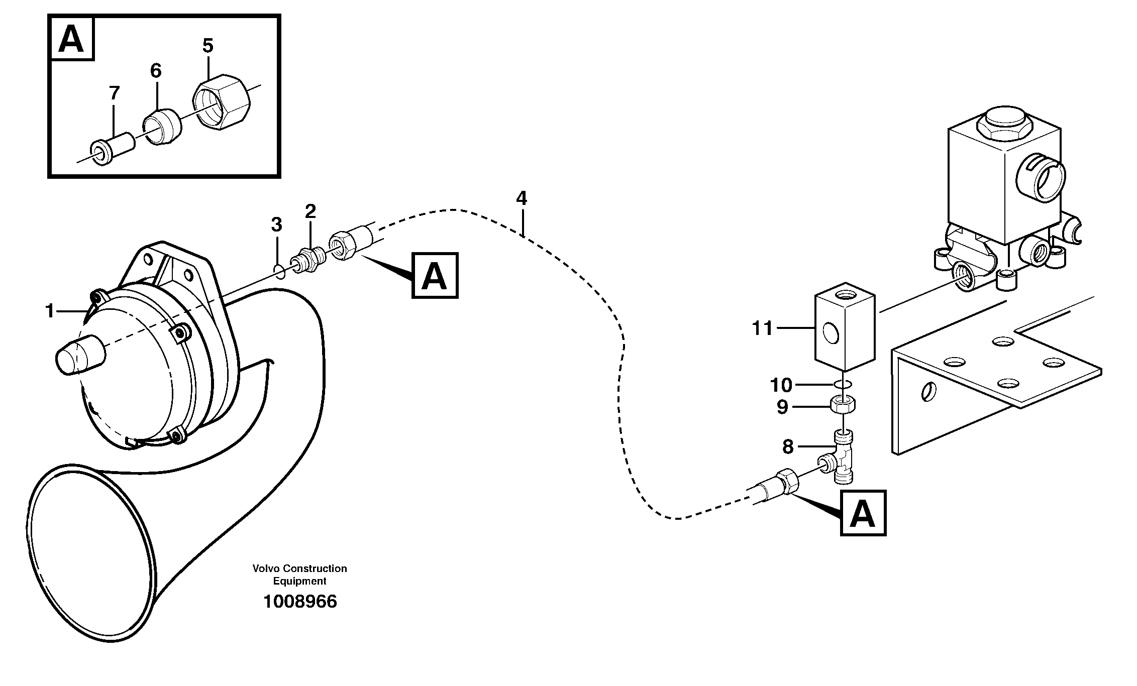 Valve Assembly, Stop VOE966445 VOLVO