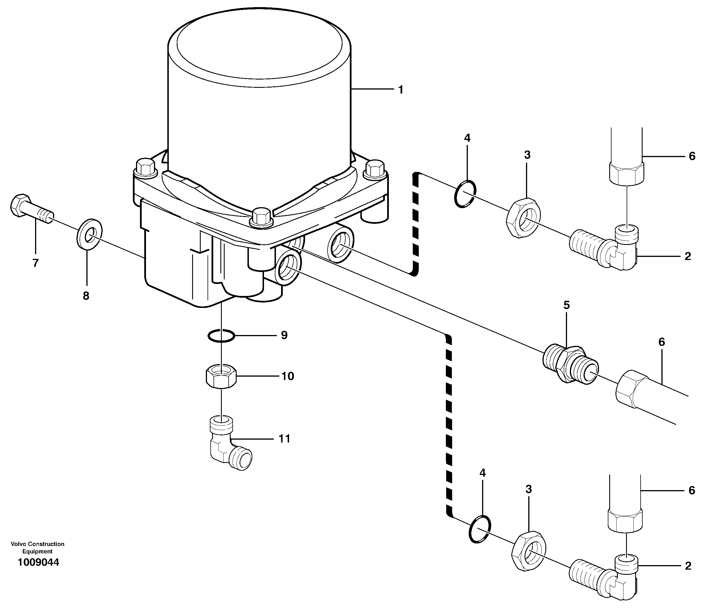 Water pump ger VOE945925 VOLVO