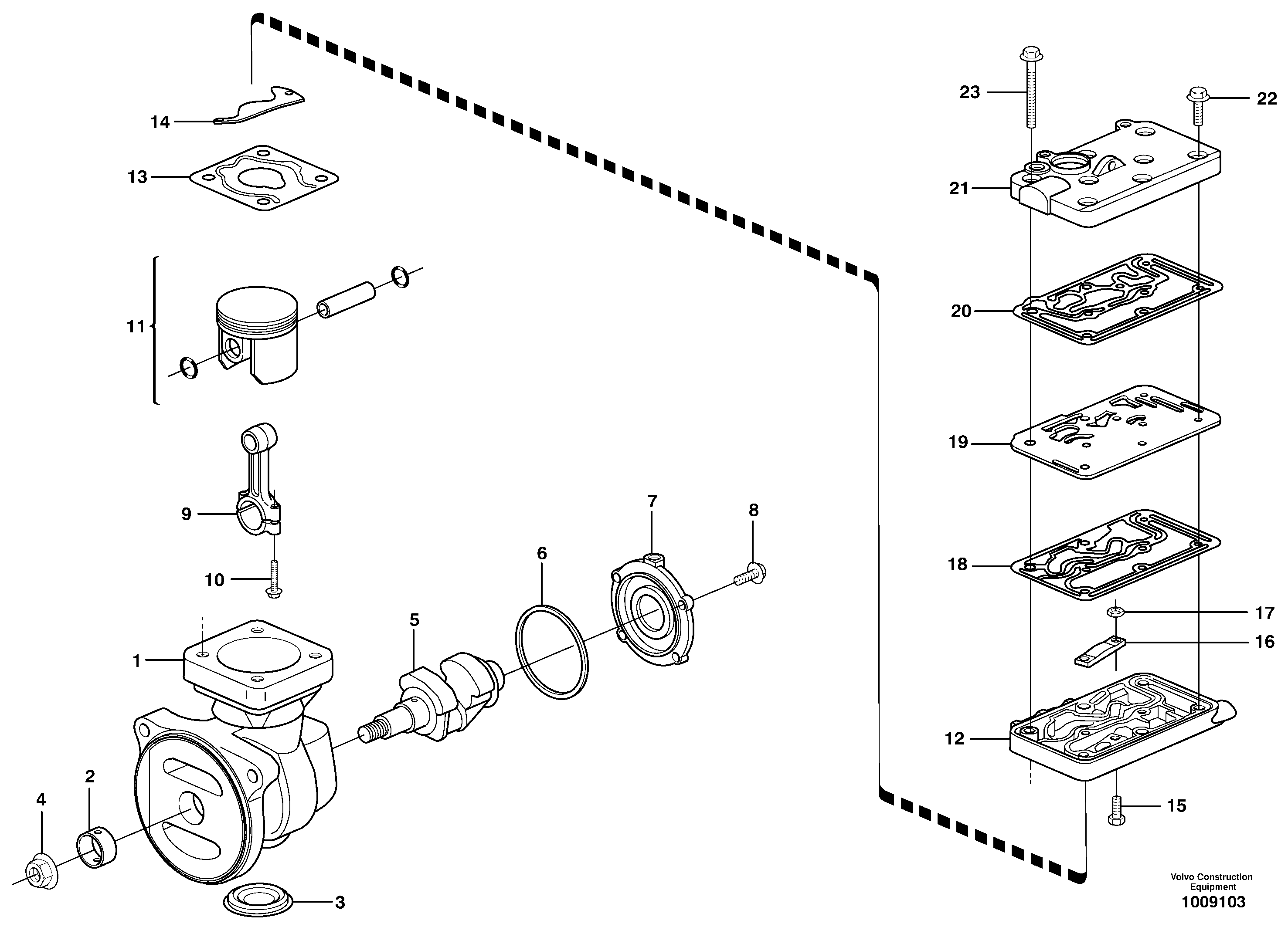 Cprsr Bracket VOE85104248 VOLVO