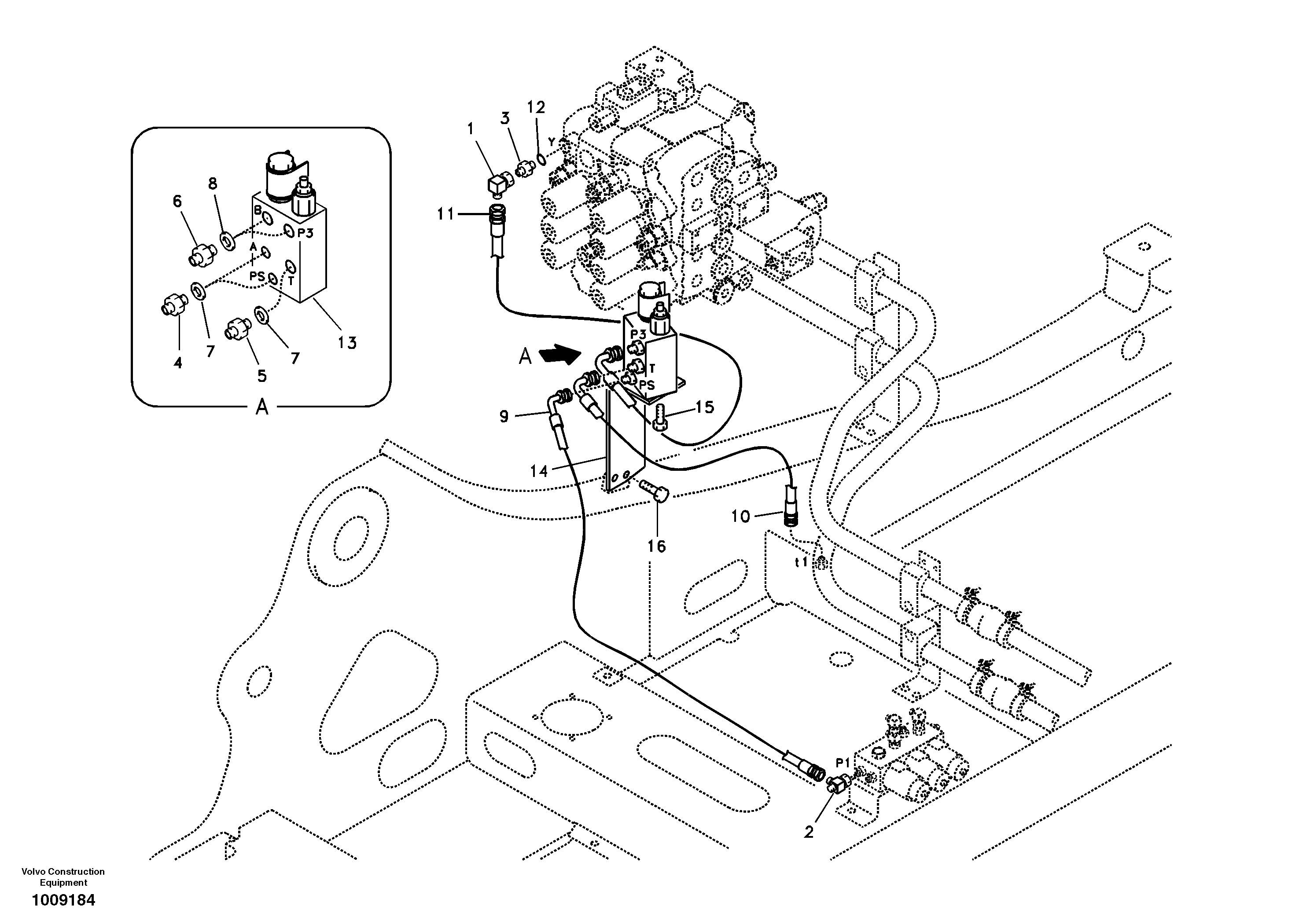 Bracket VOE14506404 VOLVO