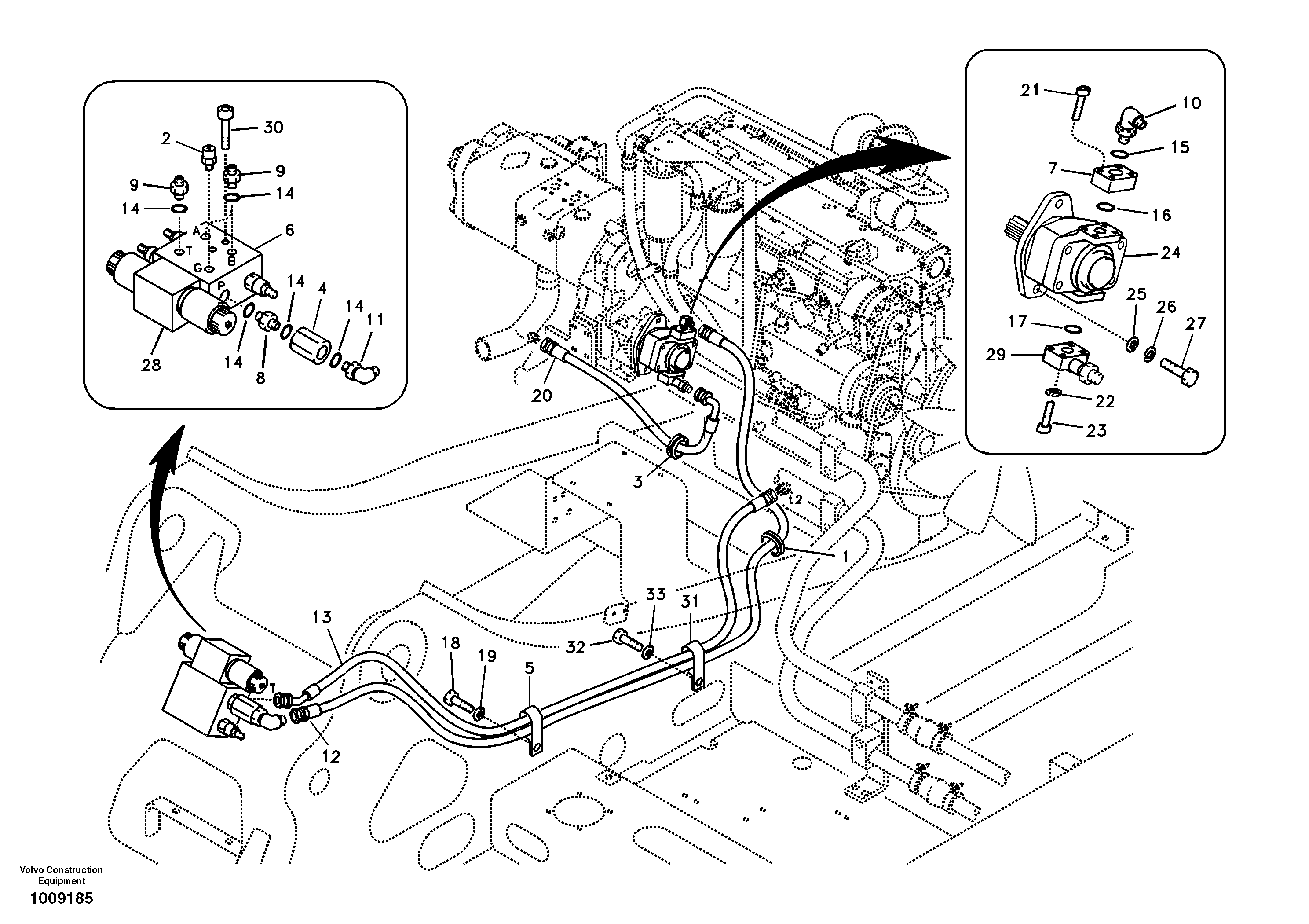 Timing gear casing SA9451-04449 VOLVO