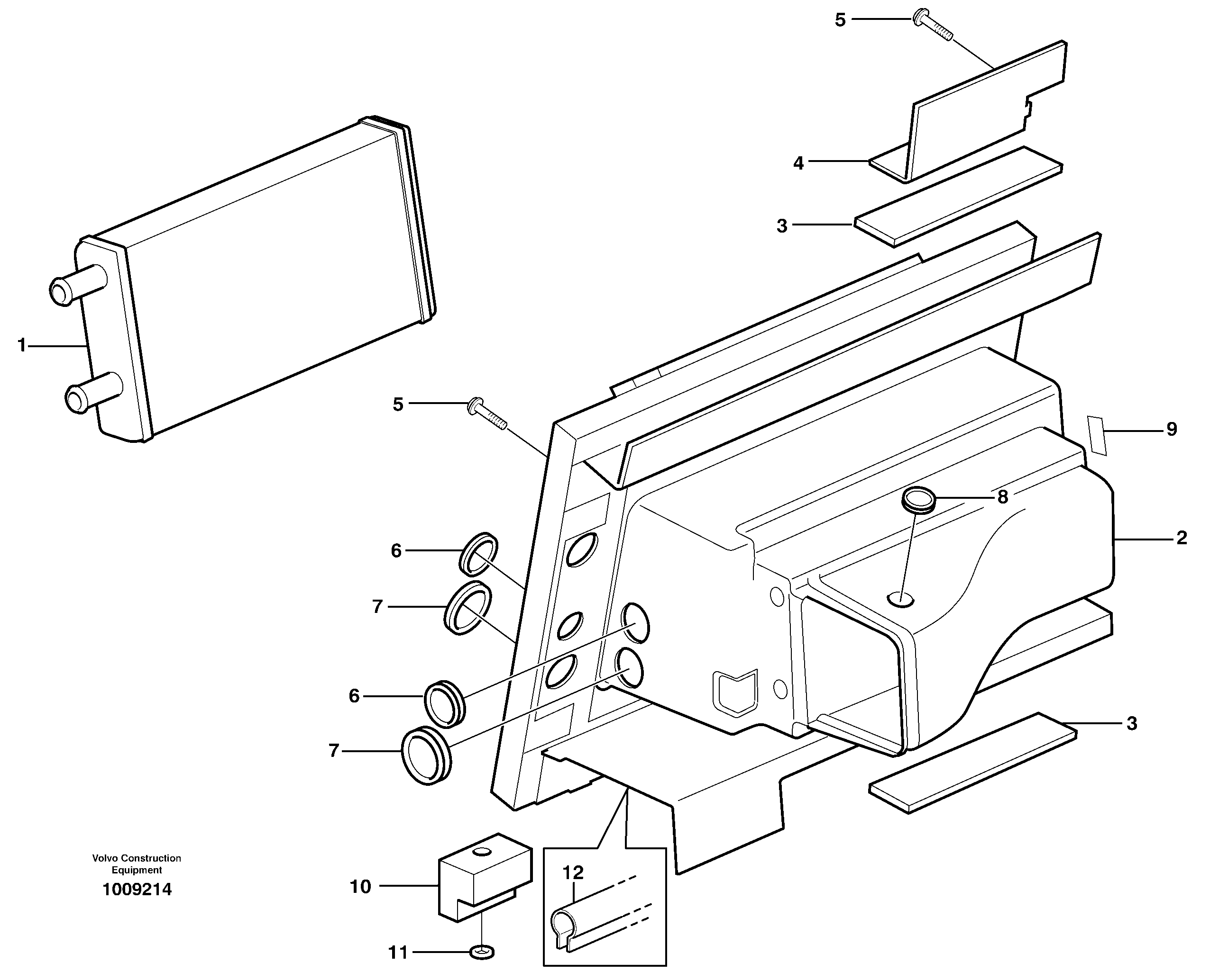Engine heater VOE972094 VOLVO