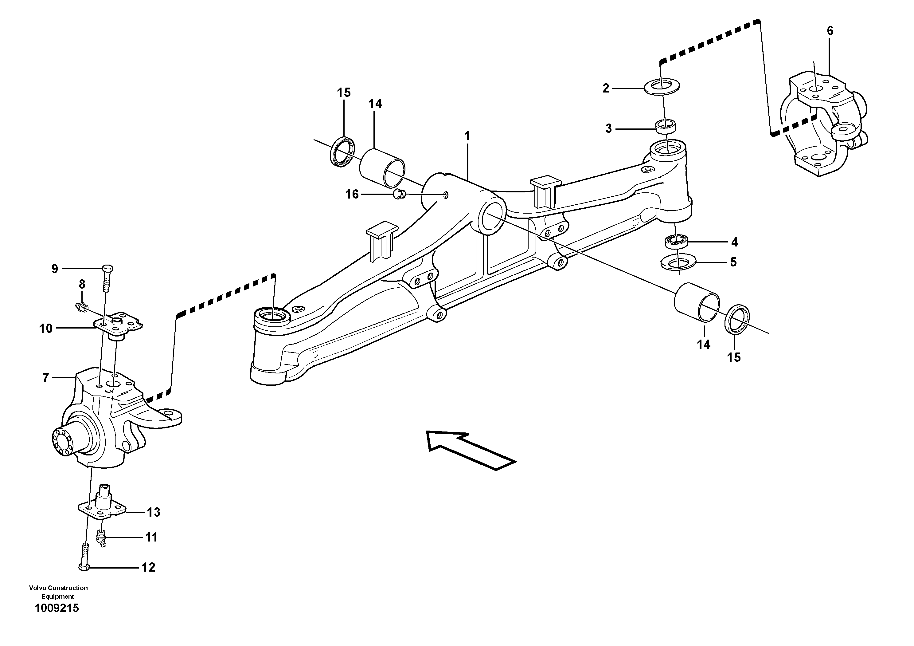 Suction Line VOE17245870 VOLVO