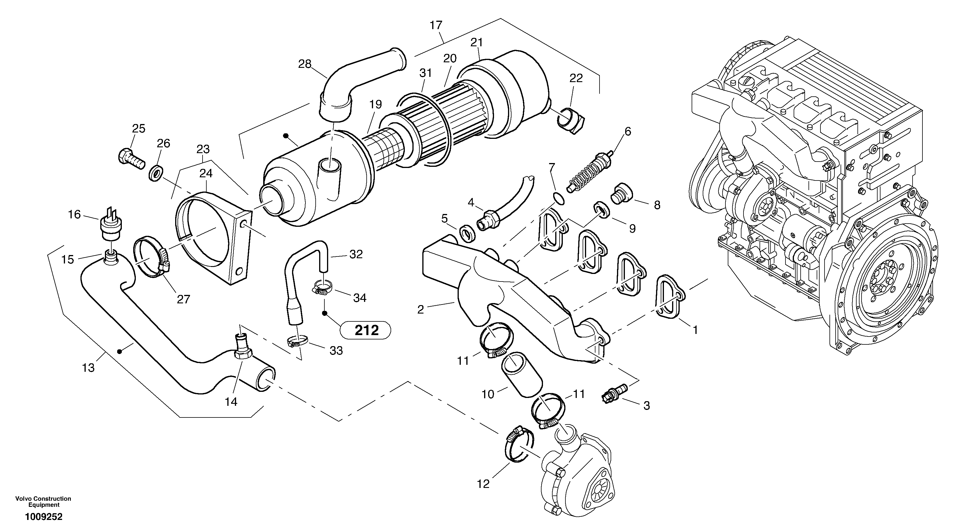 Balance Shaft VOE11306506 VOLVO