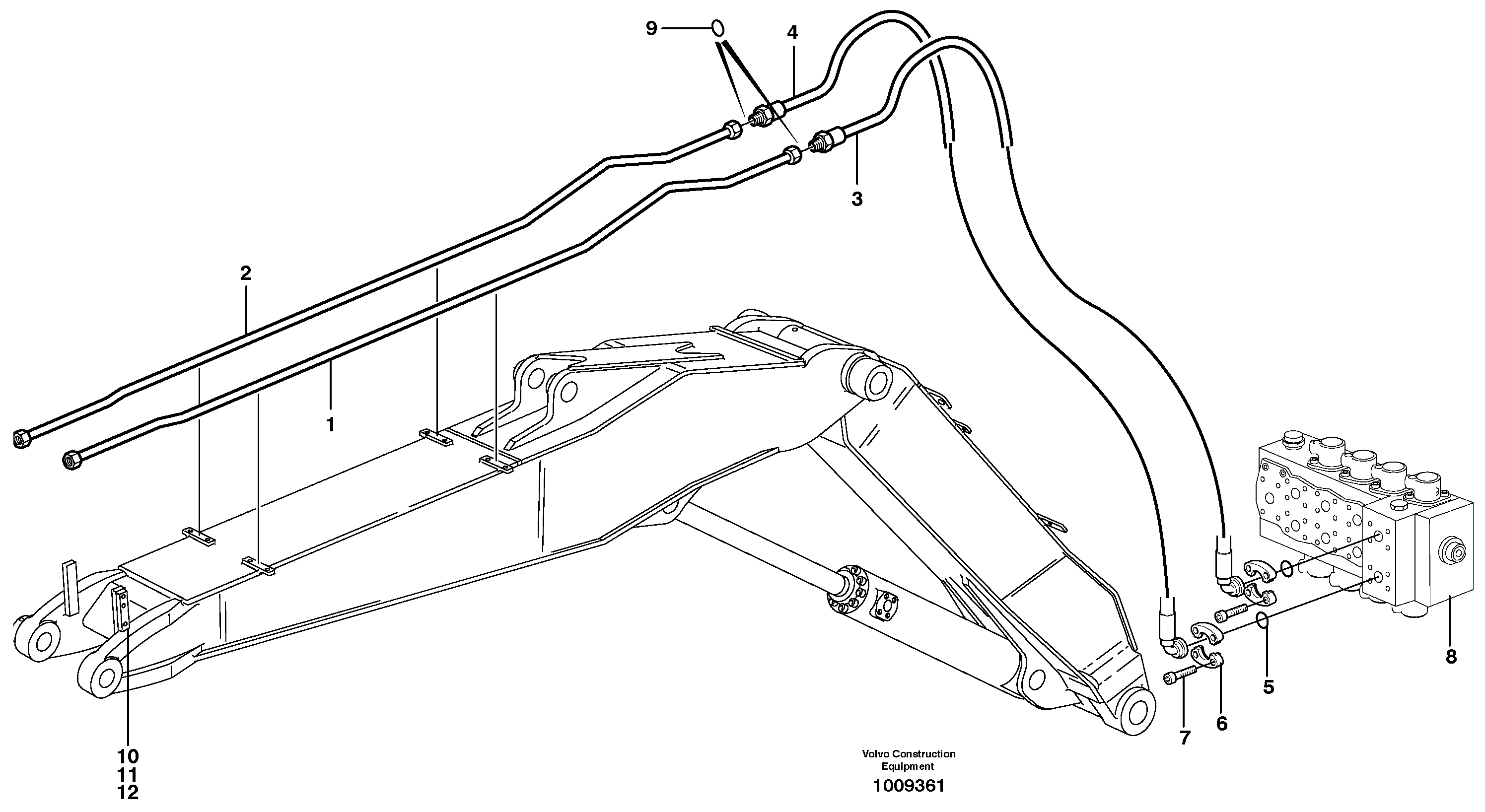 Tube Assembly VOE14371622 VOLVO