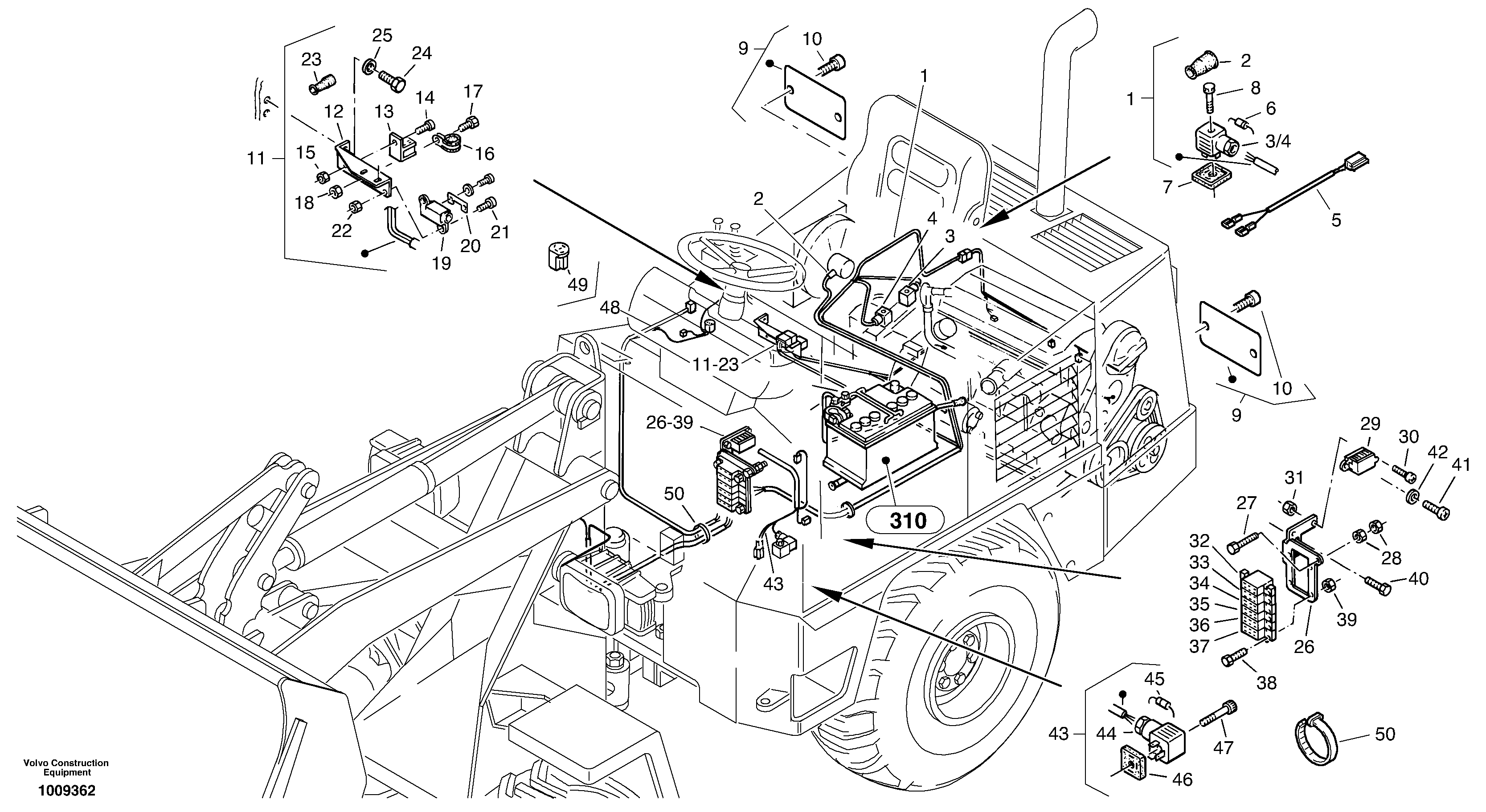 Electric wire ZM2807005 VOLVO