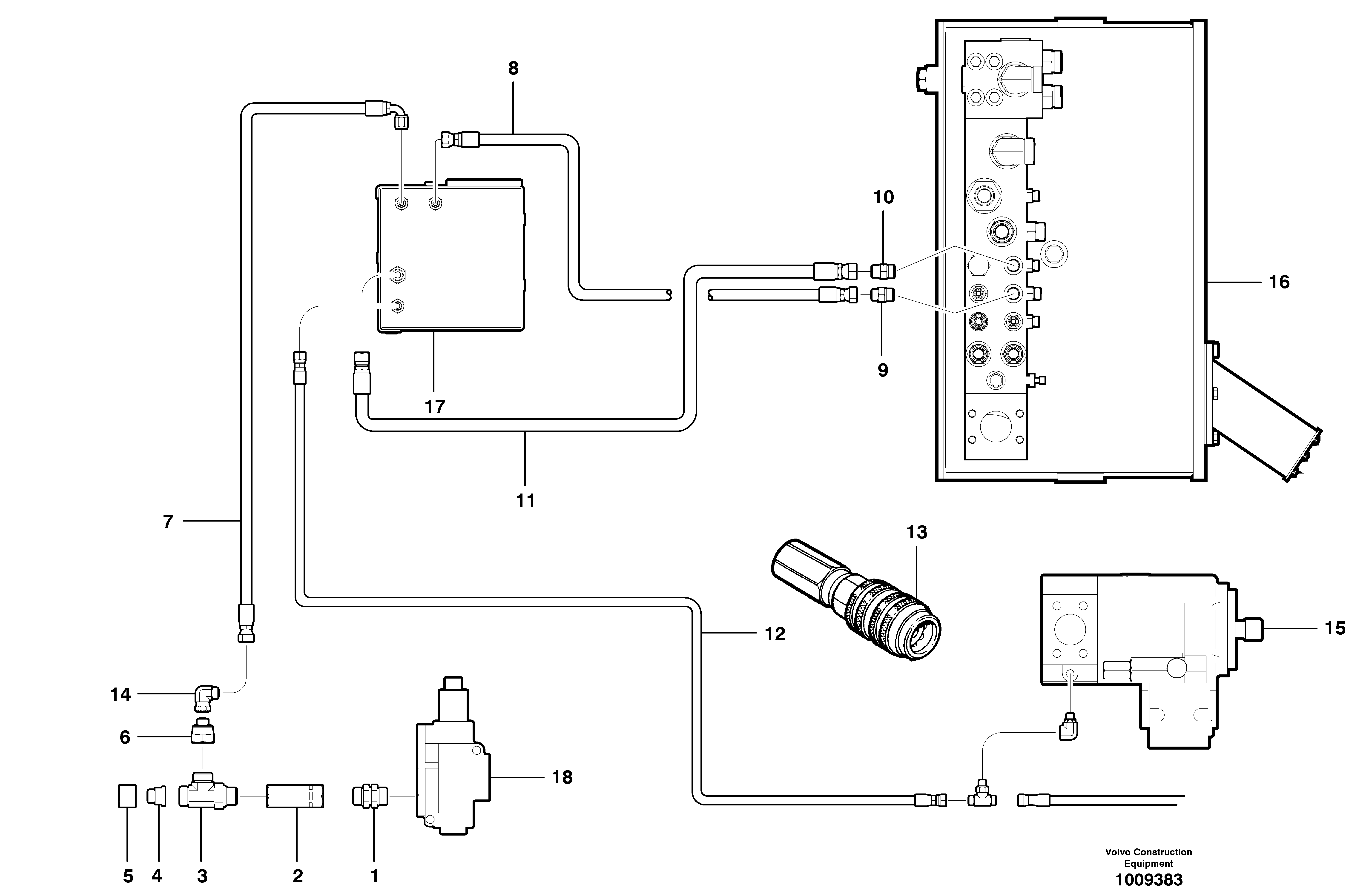 Timing gear casing VOE12734352 VOLVO