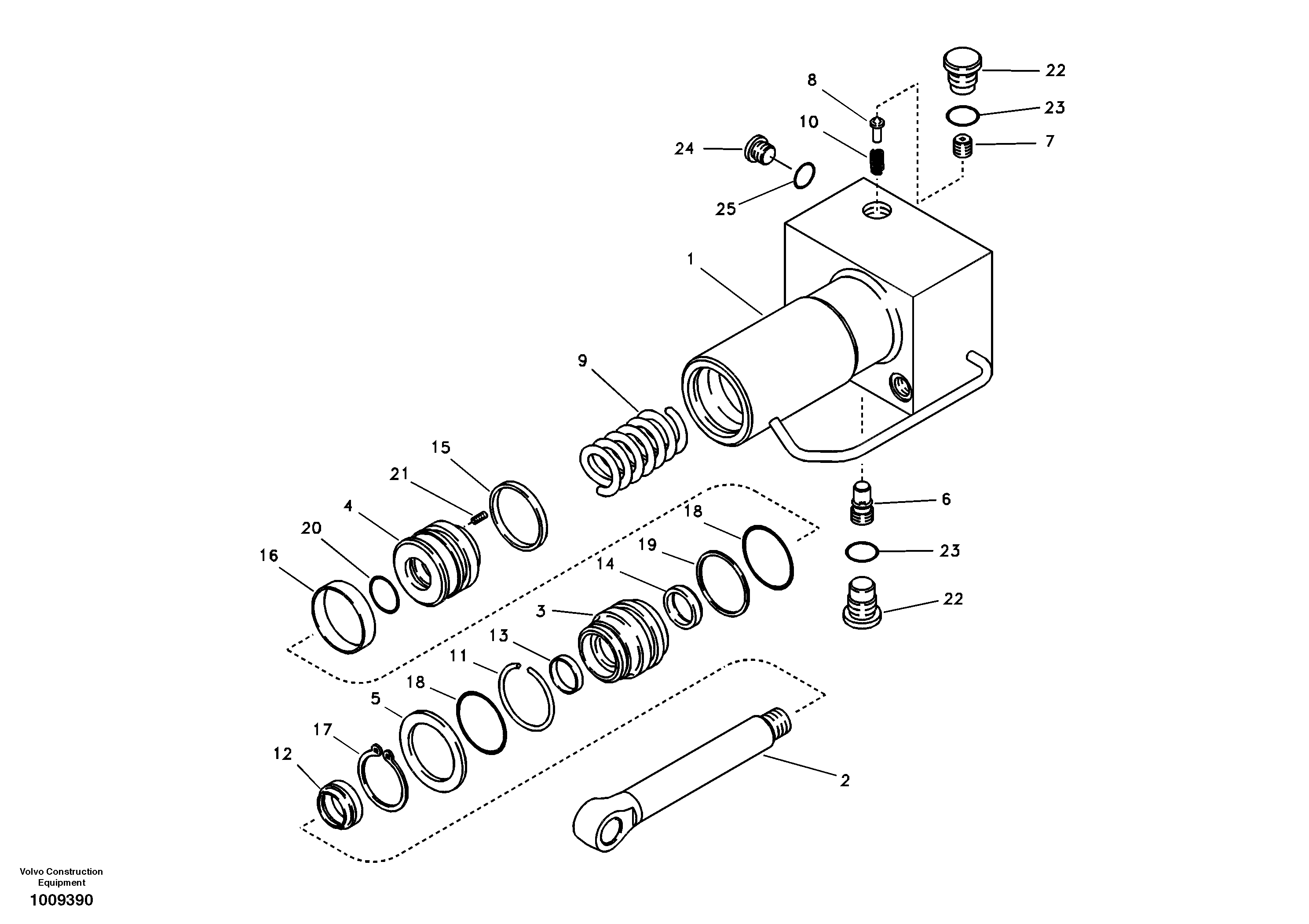Fuel miser valve VOE14523100 VOLVO