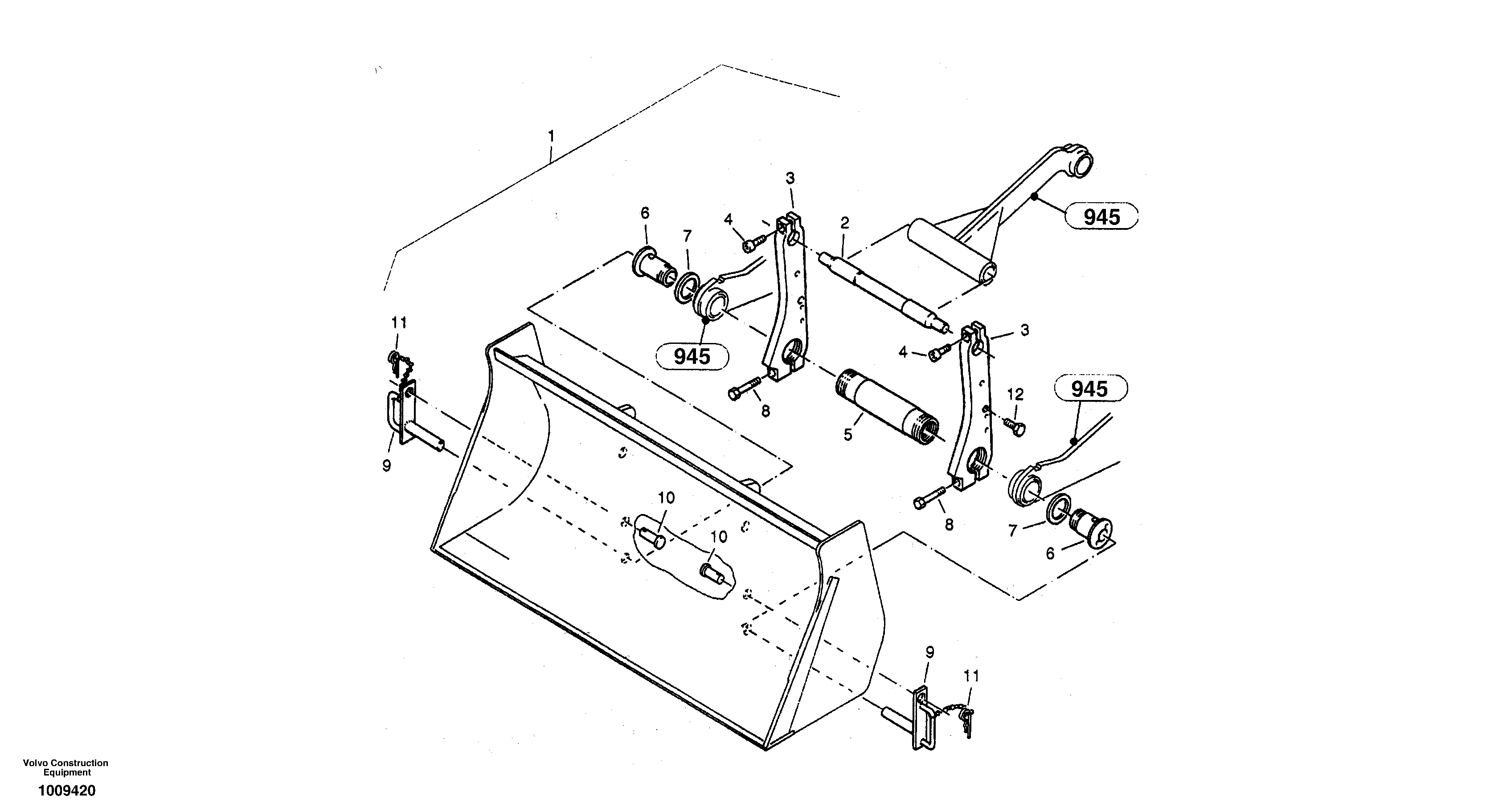 Side plate ZM2803482 VOLVO