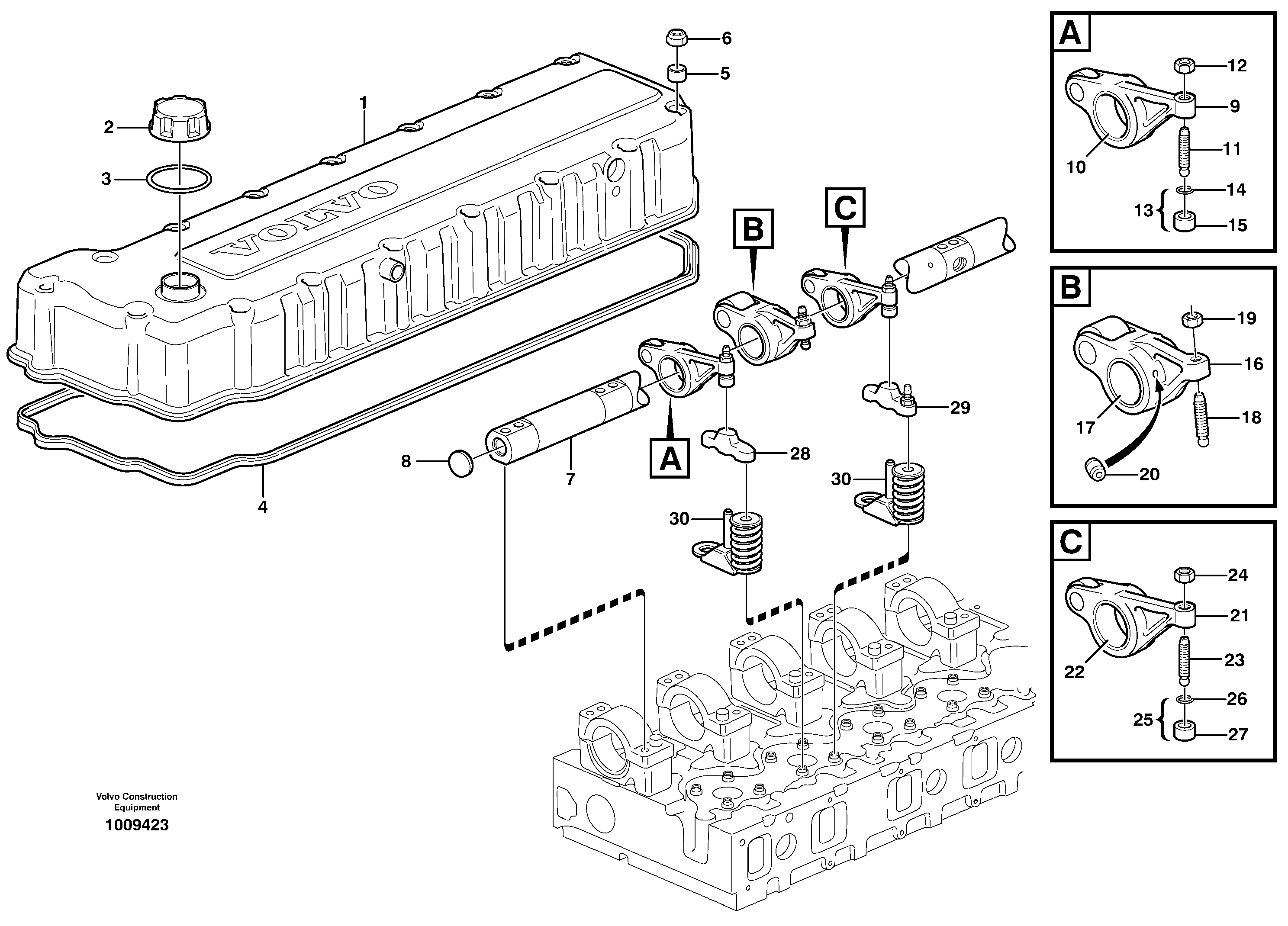 Rocker Arm MI/VOE1547964 VOLVO
