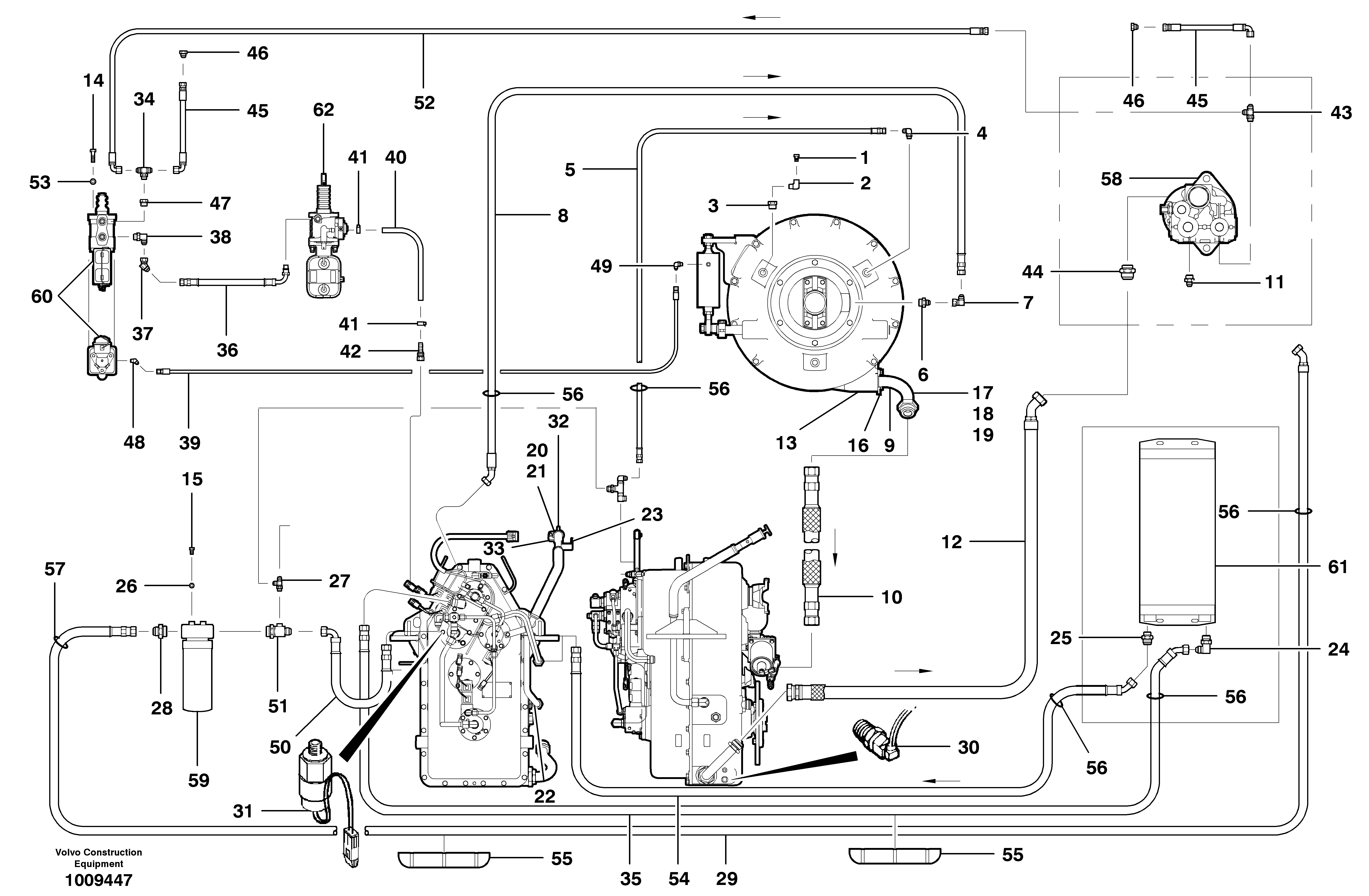 Water pump ger CH112A-08 VOLVO