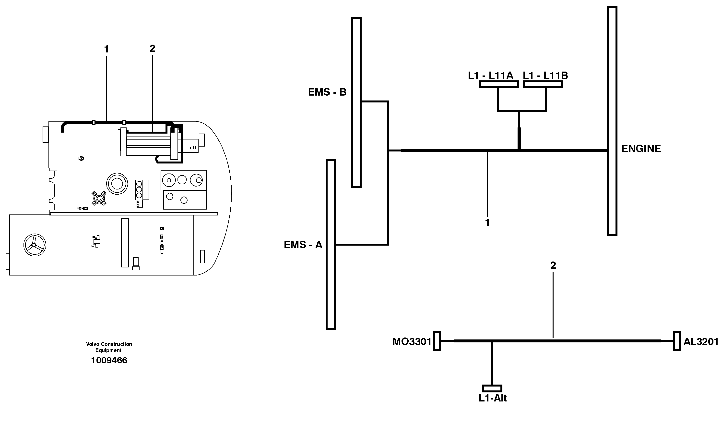 Rubber cushion VOE14375811 VOLVO